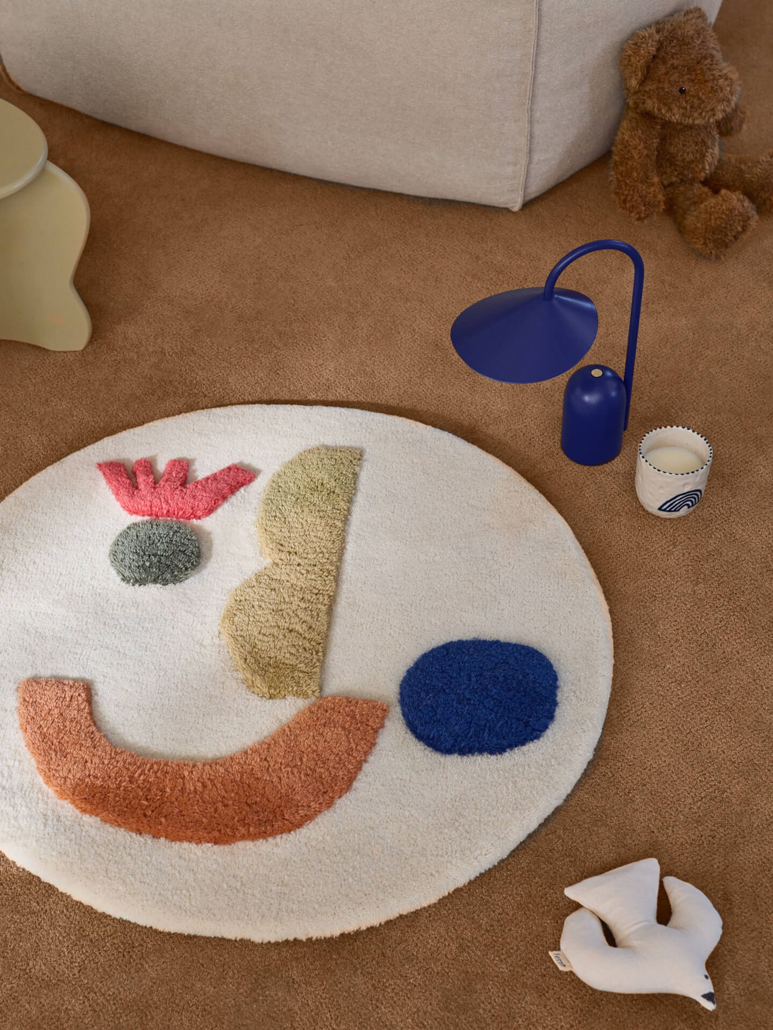Ferm Living - Children's carpet - Panto Tufted Rug - Small - Off-white