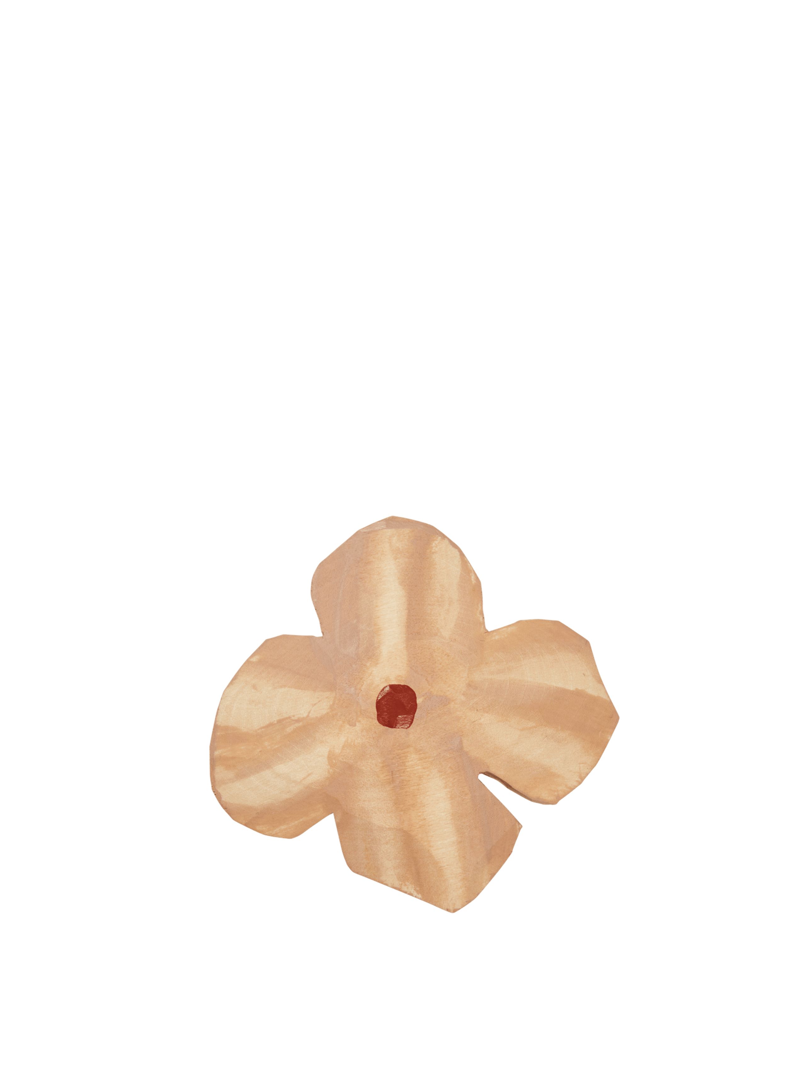 Ferm Living - Children's coat hook - Poesie Hand-carved Hook - Rose