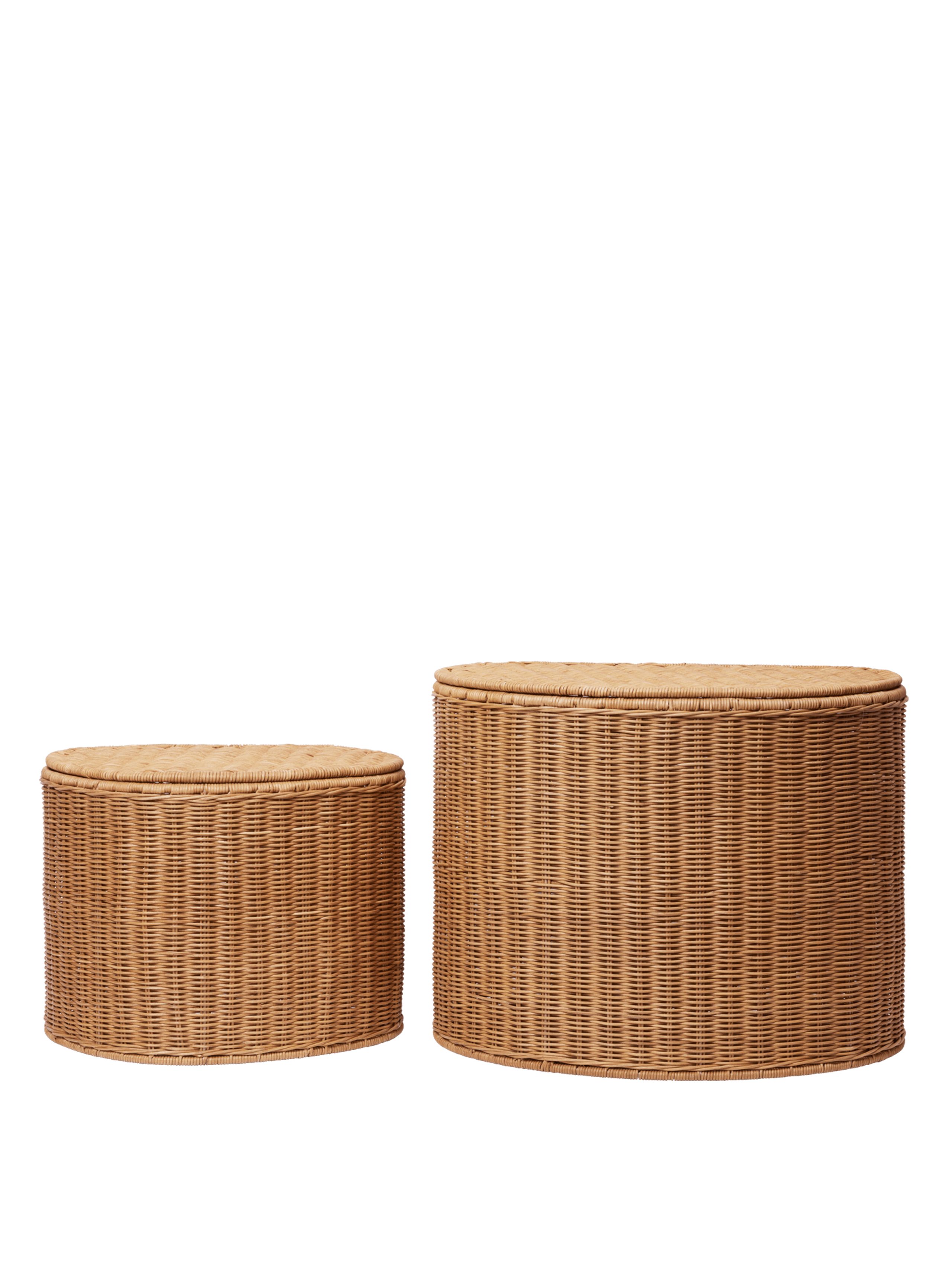 Ferm Living - Opbergdoos voor kinderen - Willora Braided Storage - Natural