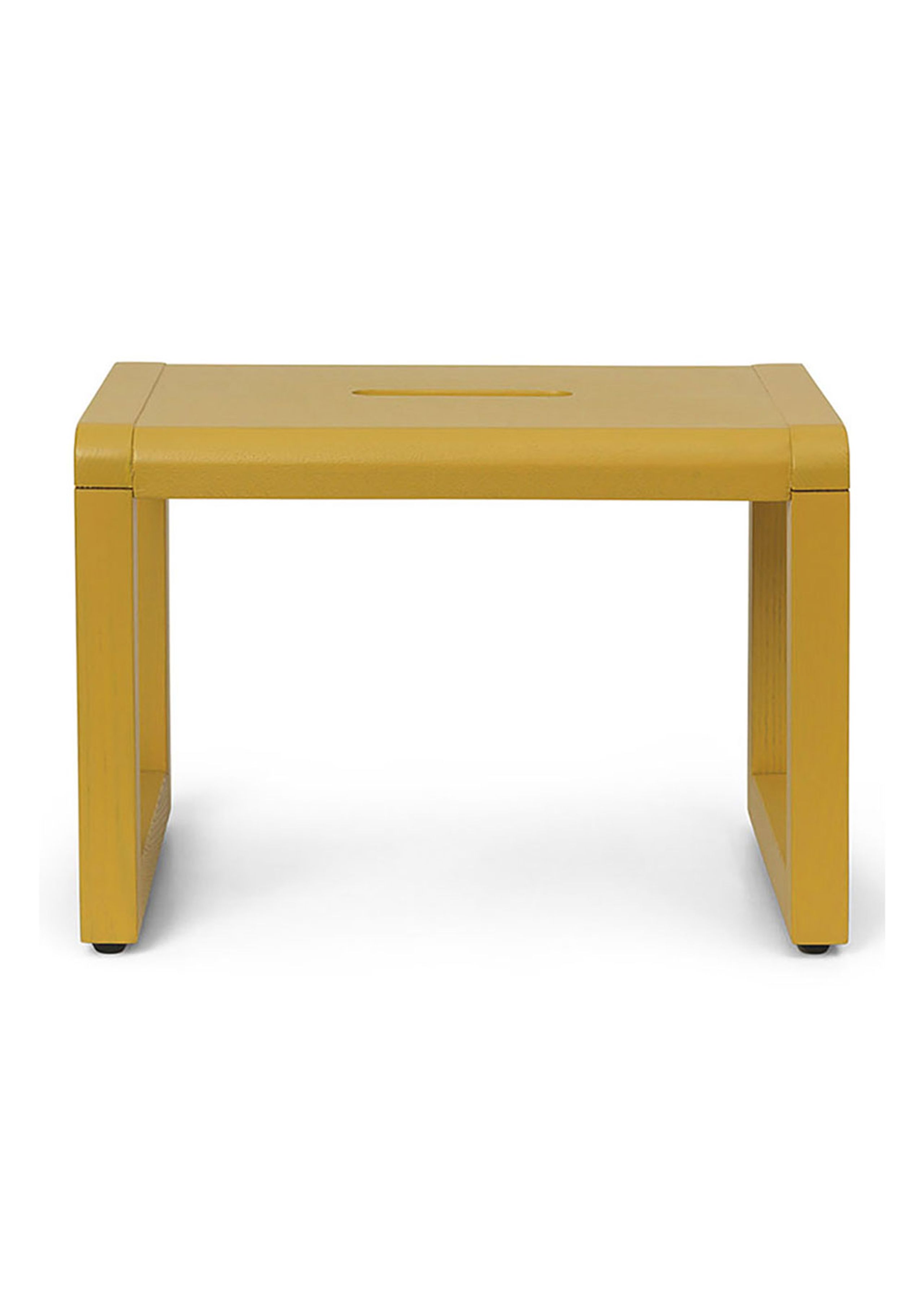 Ferm Living - Banco de criança - Little Architect Stool - Yellow