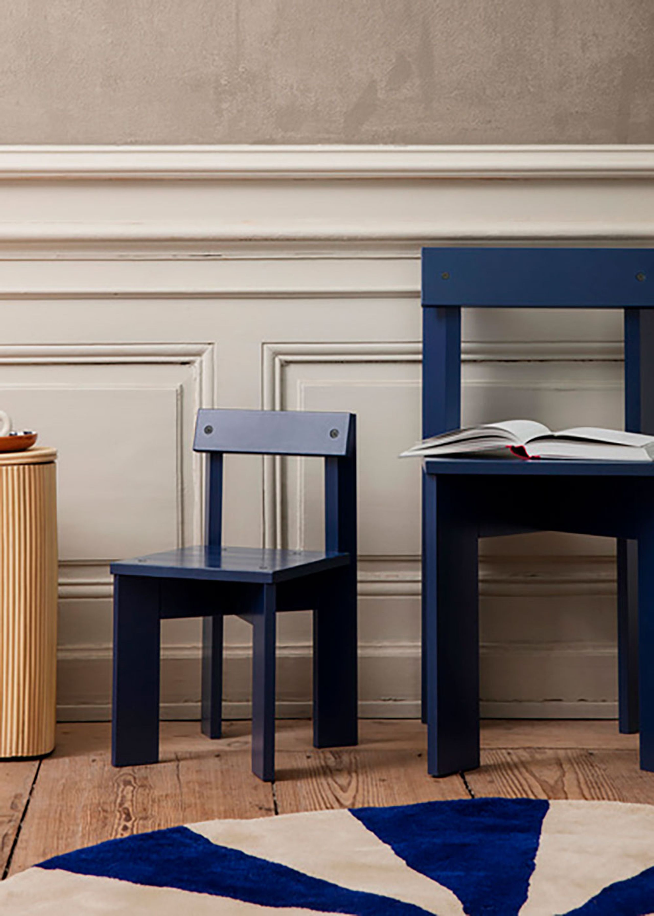 Ferm Living - Børnestol - Ark Kids Chair - Natural Ash - Low