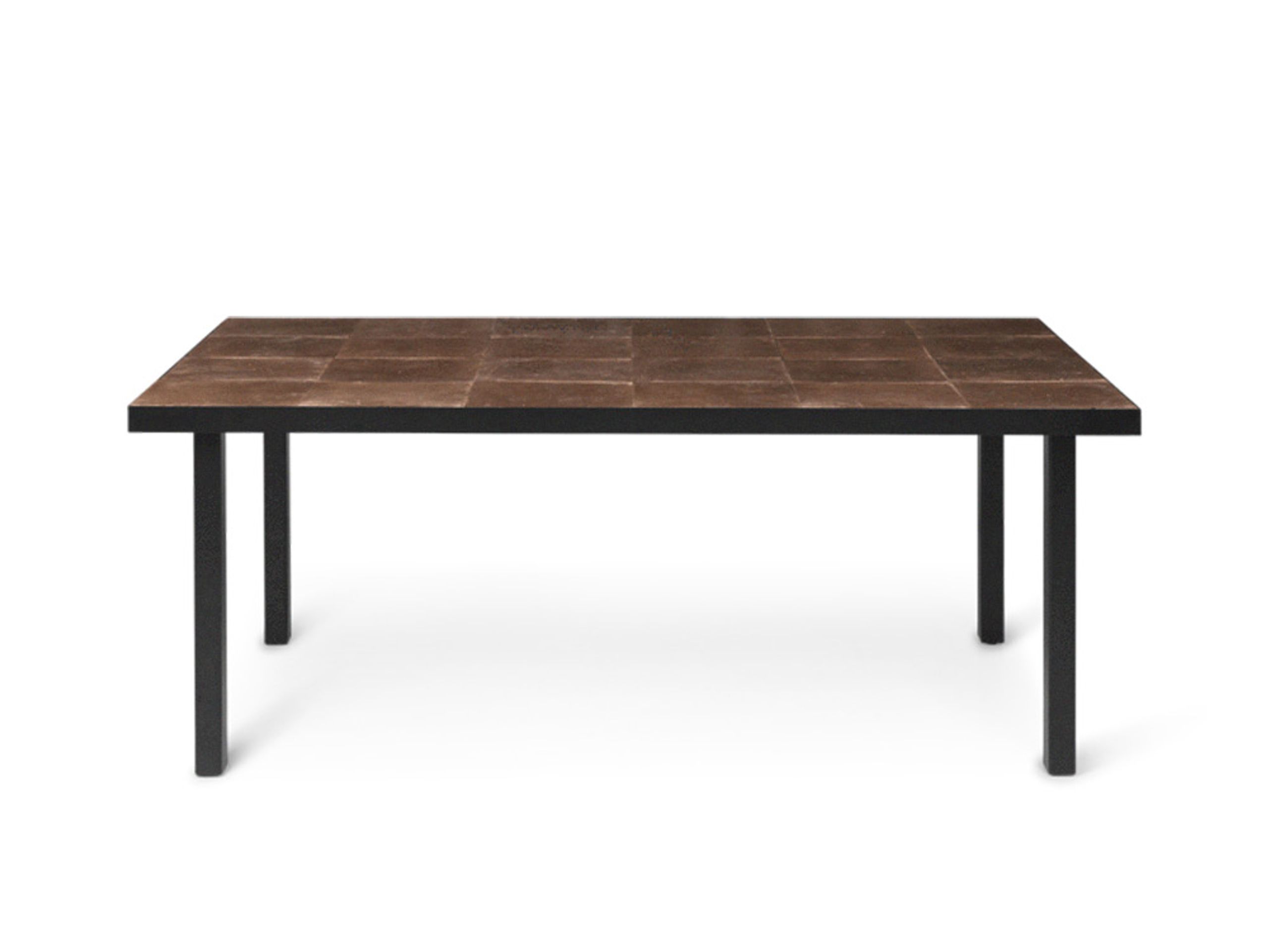 Ferm Living - Table - Flod Tiles Café Table - Large - Mocha