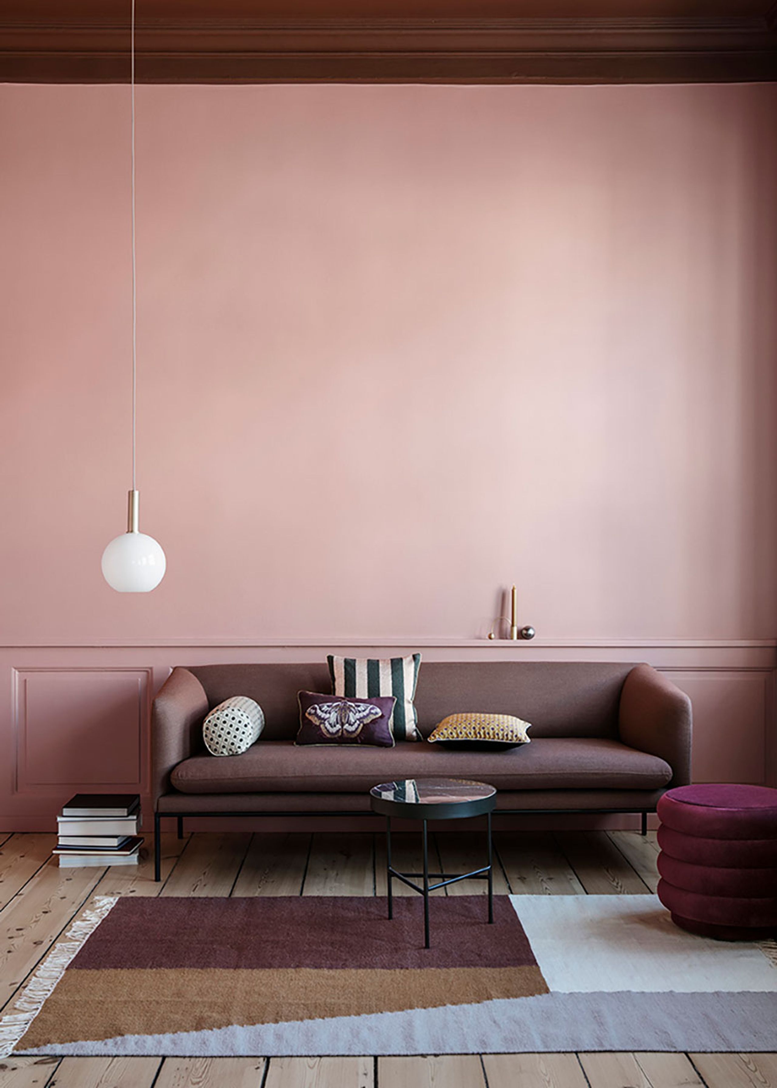 Ferm Living - Table - Marble Sofabord - Medium - Black