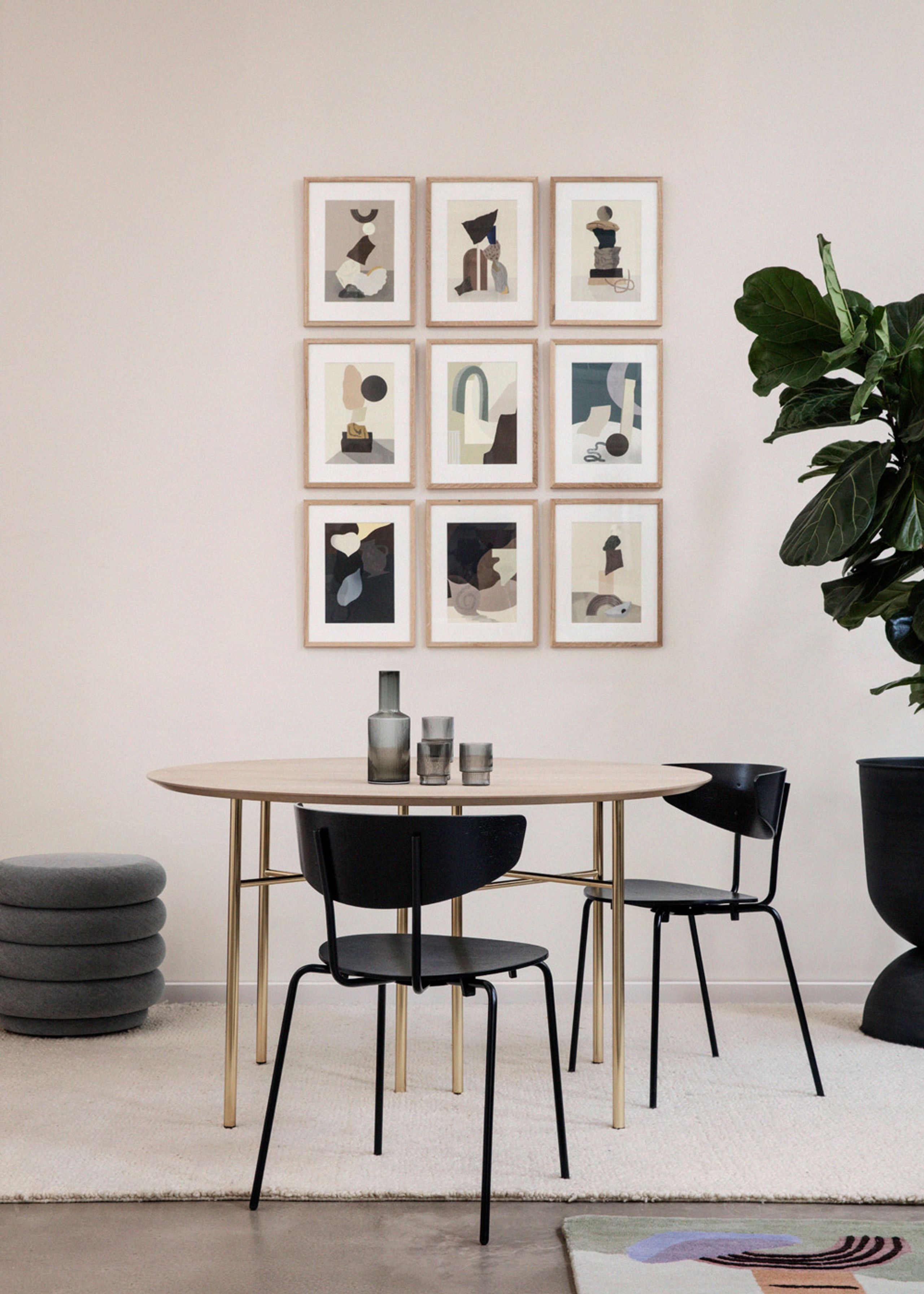 Ferm Living - - Mingle Table Legs / Metal - W68 - Chrome