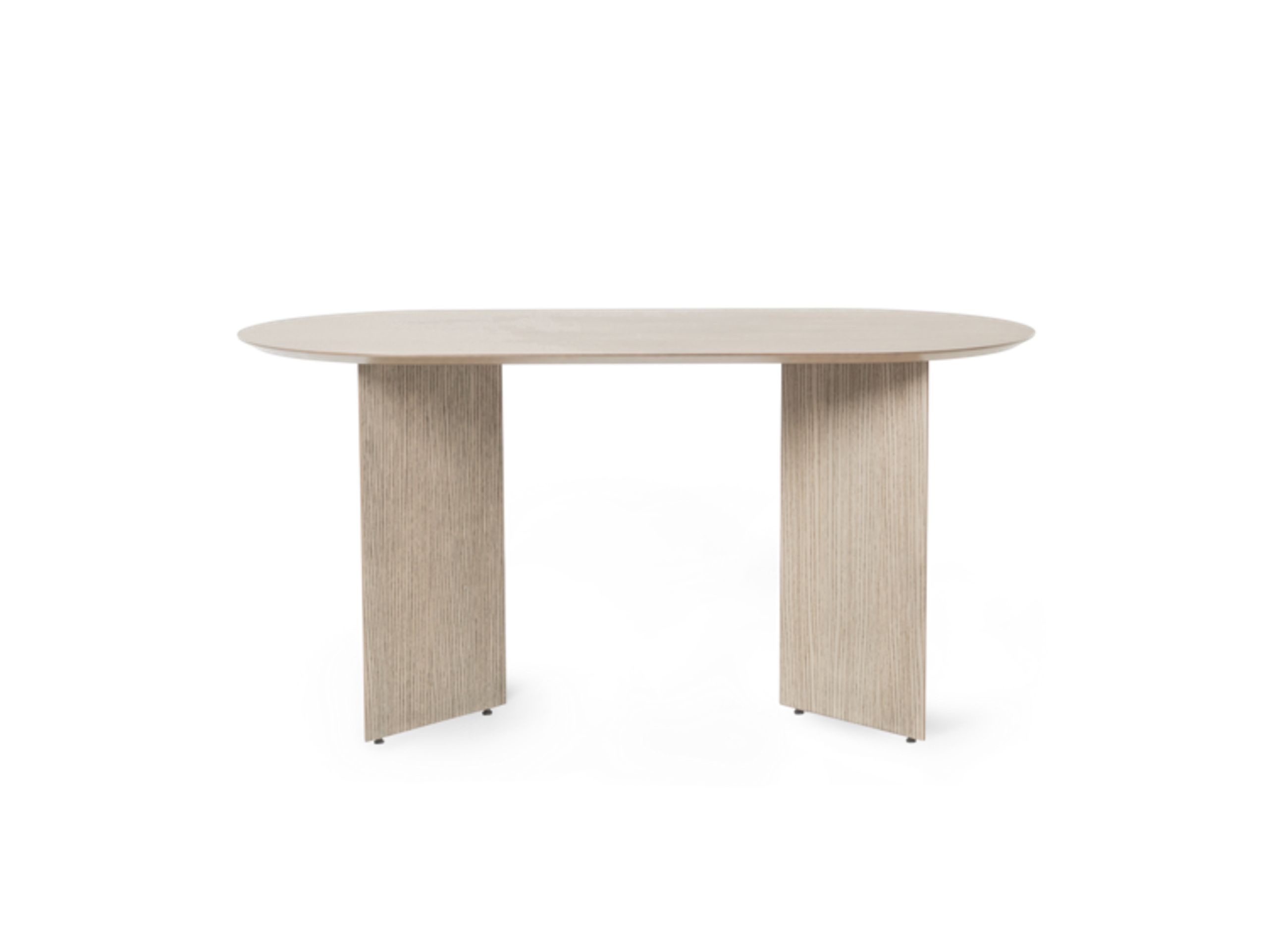 Ferm Living - Table - Mingle Table Legs / Wood - W48 - Natural Oak Veneer