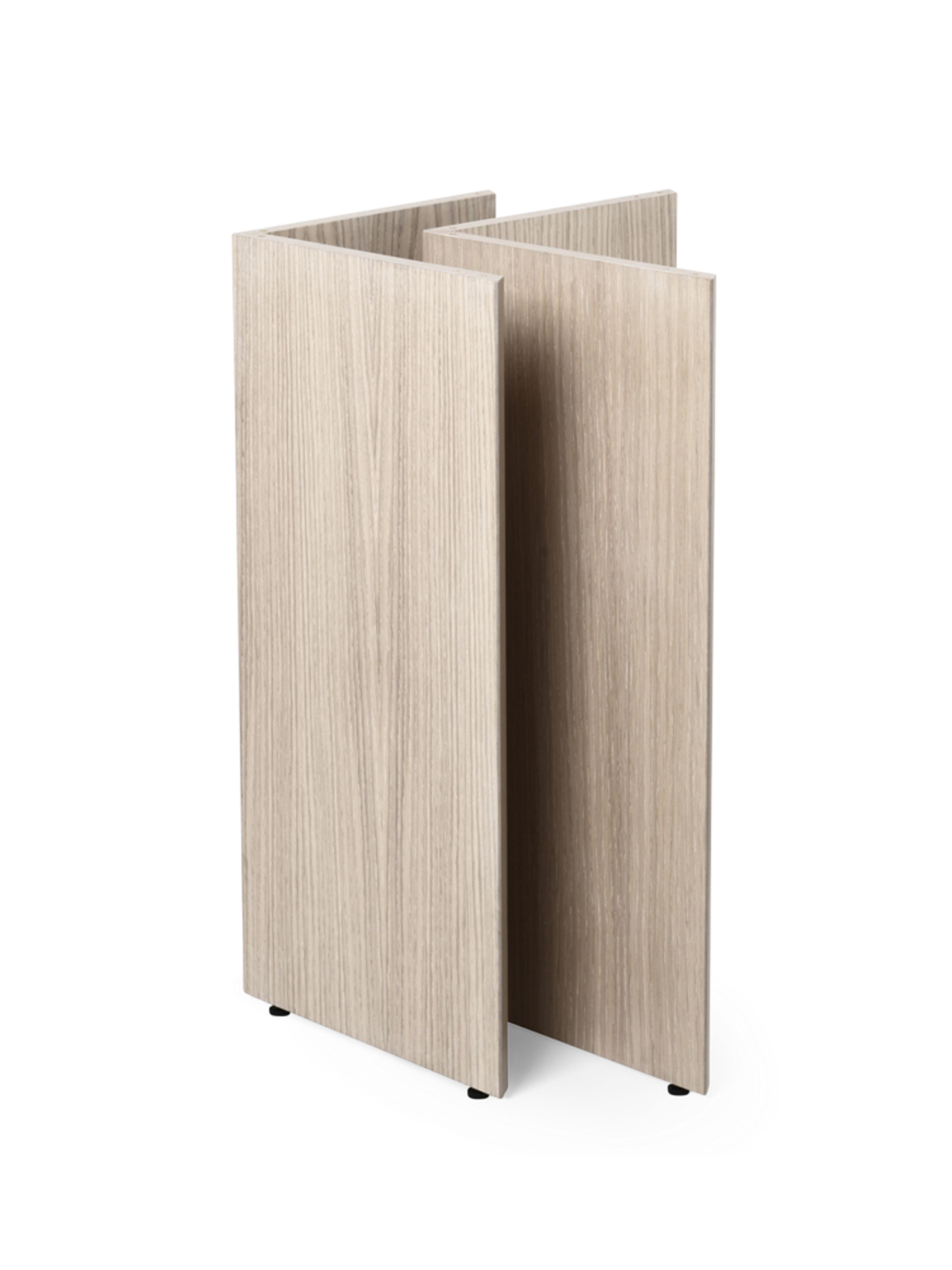 Ferm Living - Table - Mingle Table Legs / Wood - W48 - Natural Oak Veneer