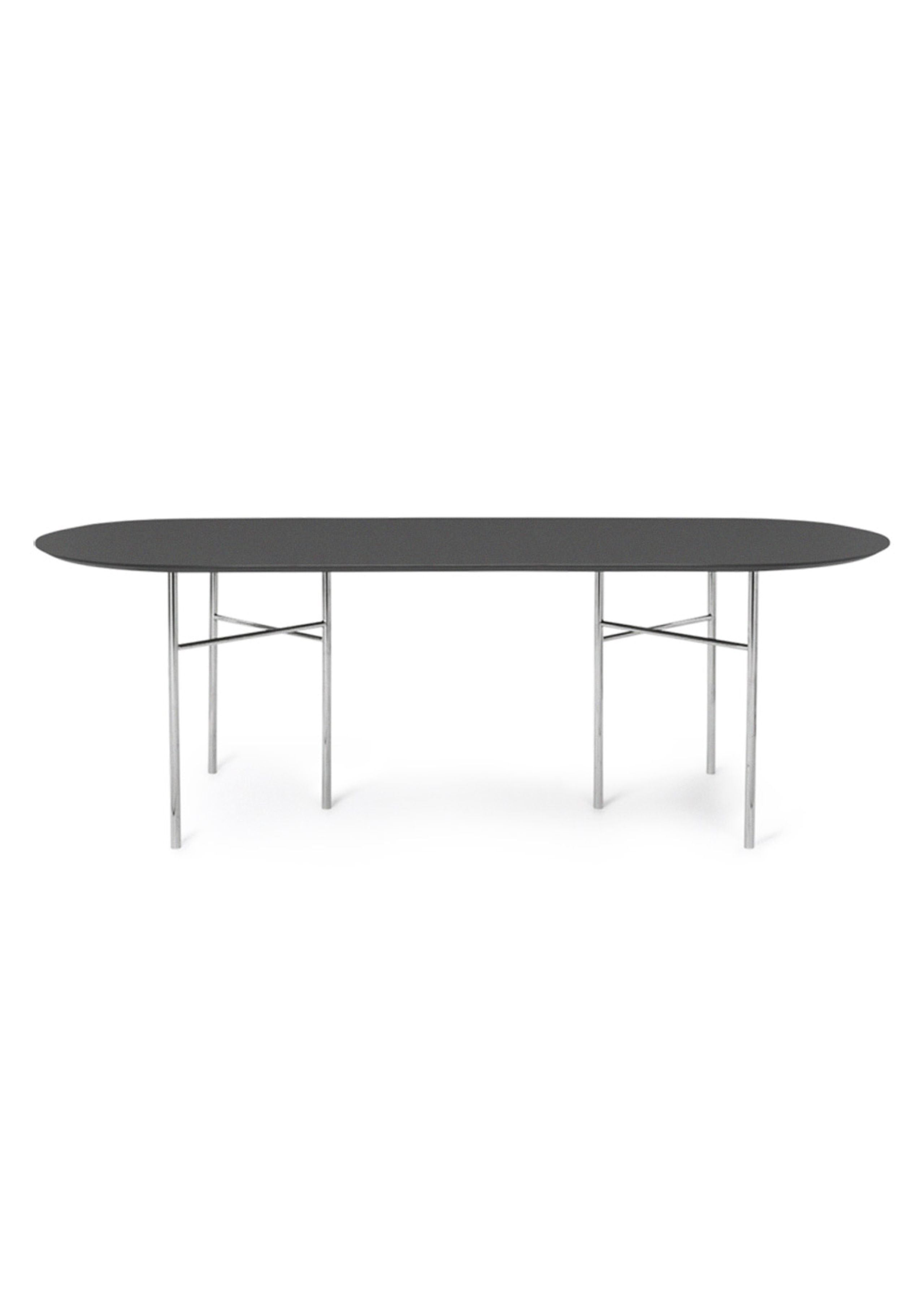 Ferm Living - Junta - Mingle Table Top / Oval - Large - Charcoal