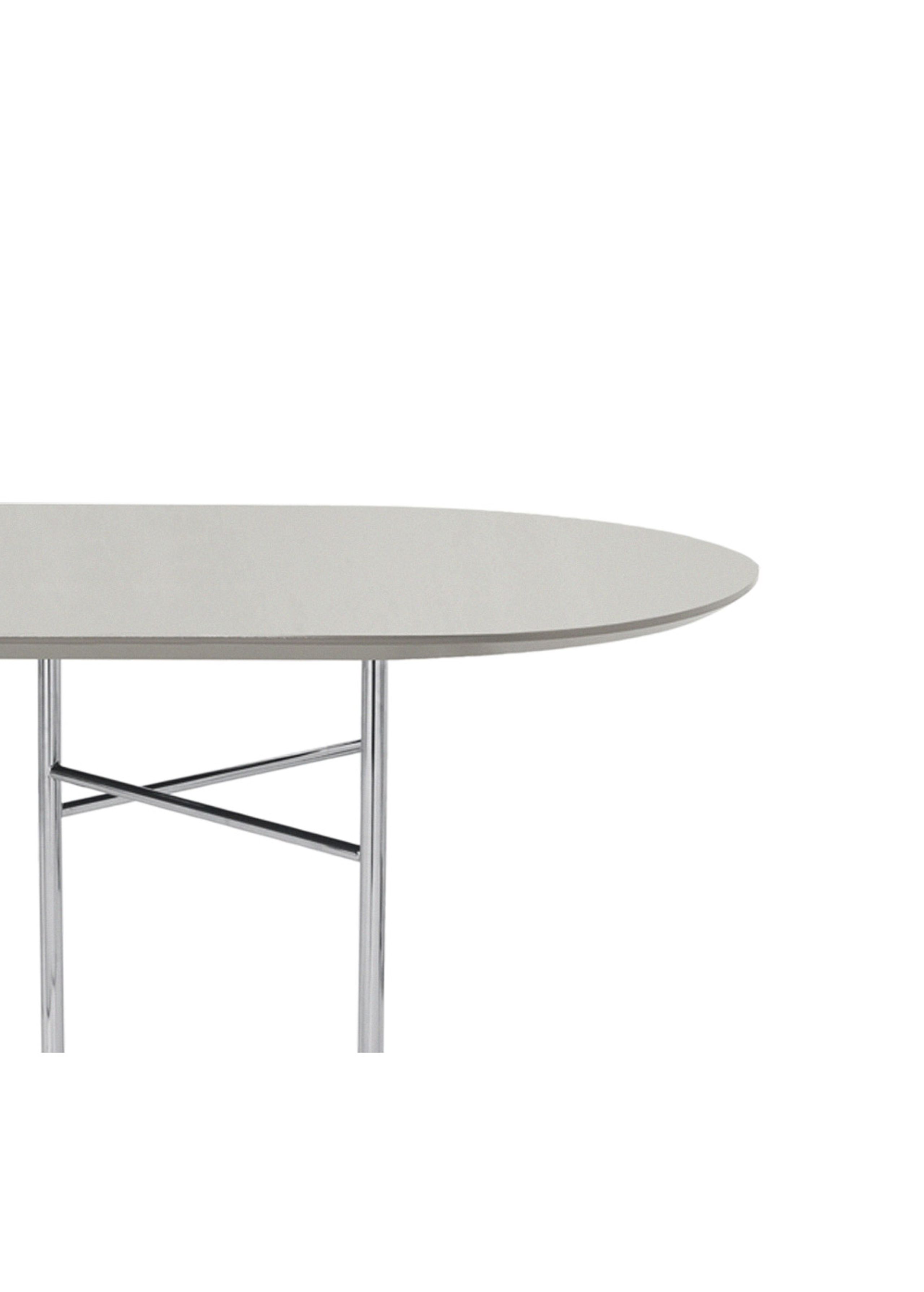 Ferm Living - Junta - Mingle Table Top / Oval - Large - Light Grey