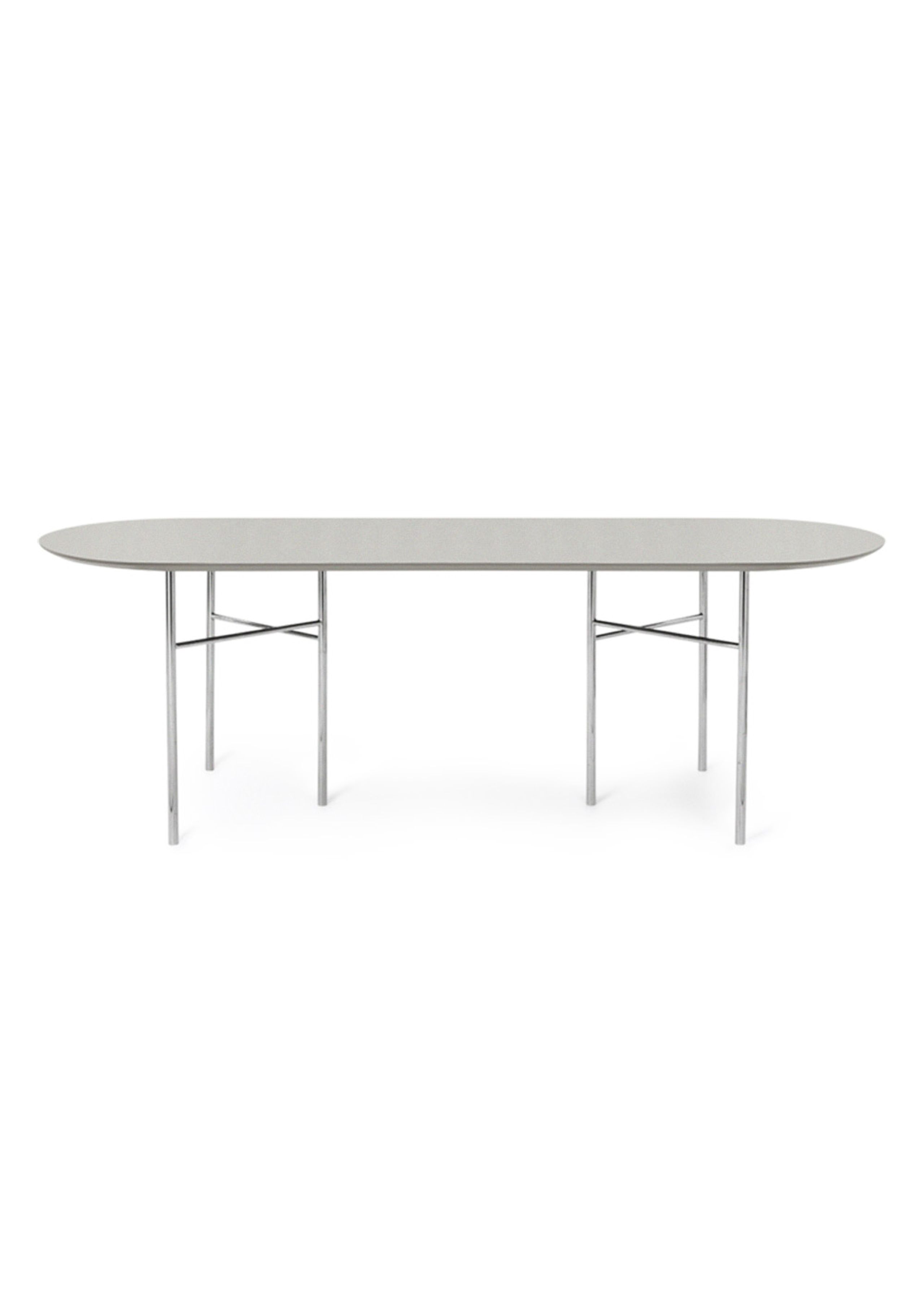 Ferm Living - Junta - Mingle Table Top / Oval - Large - Light Grey