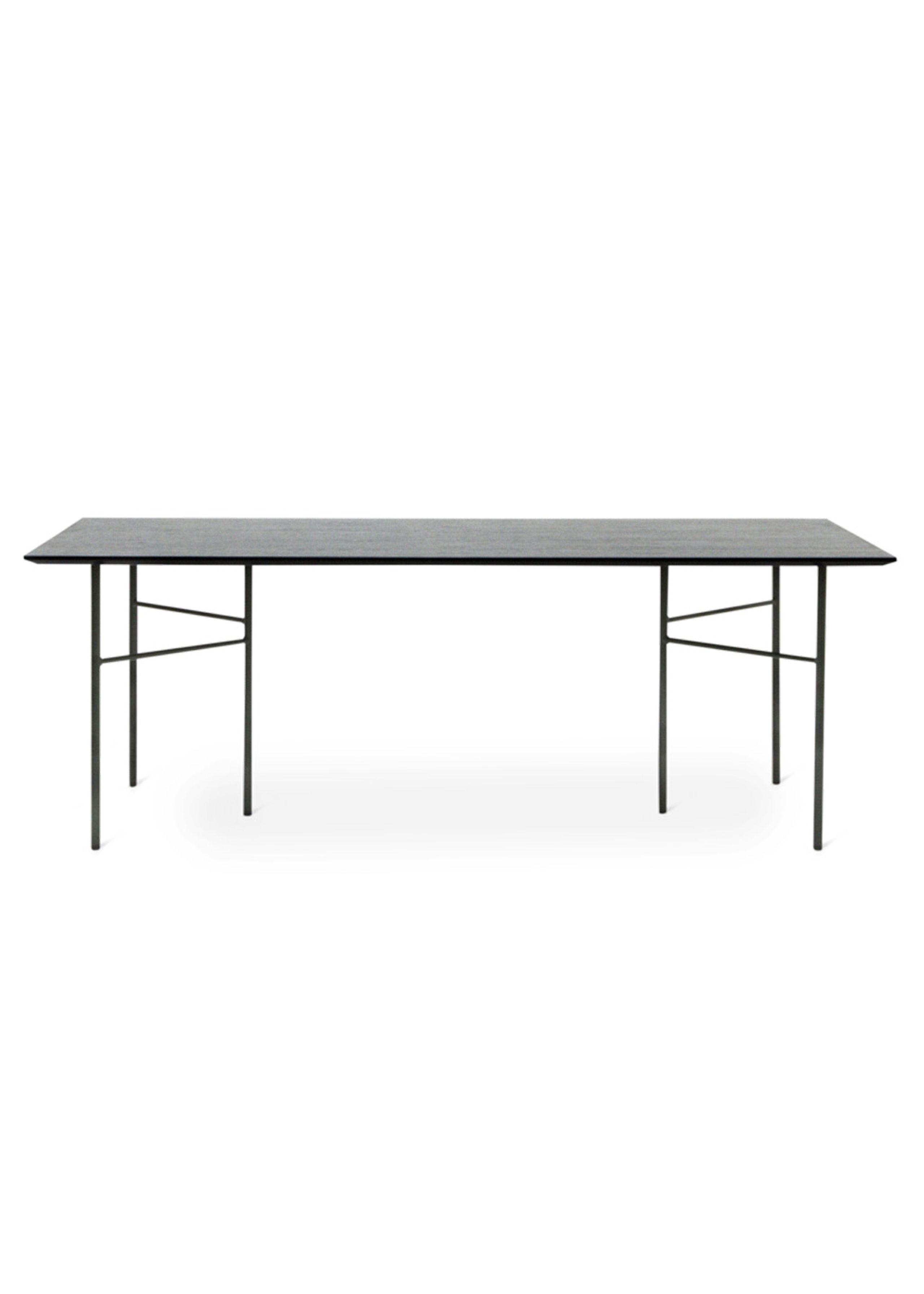 Ferm Living - Bord - Mingle Table Top / Rectangular - Large - Black Veneer