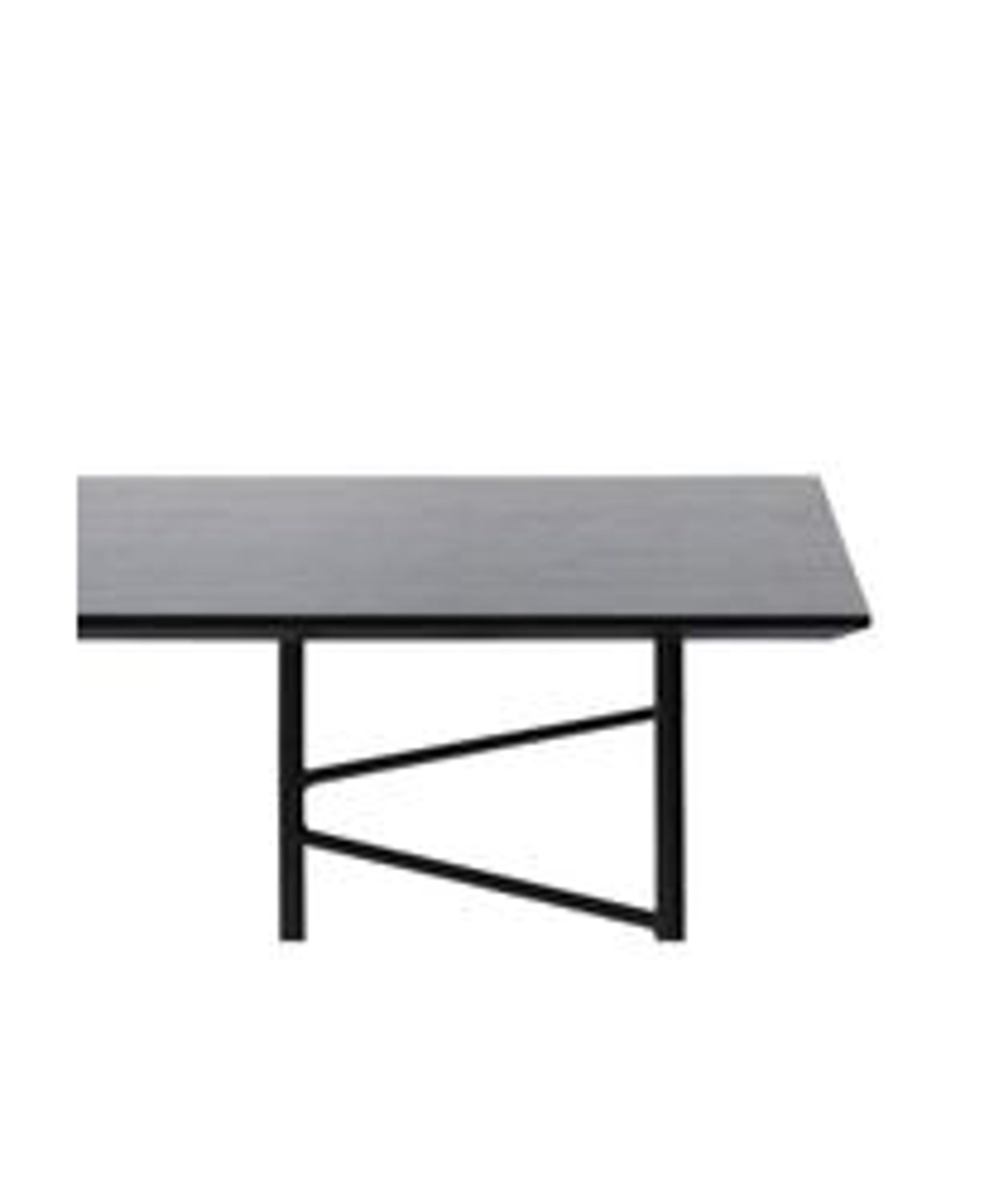 Ferm Living - Tisch - Mingle Table Top / Rectangular - Small - Black Veneer