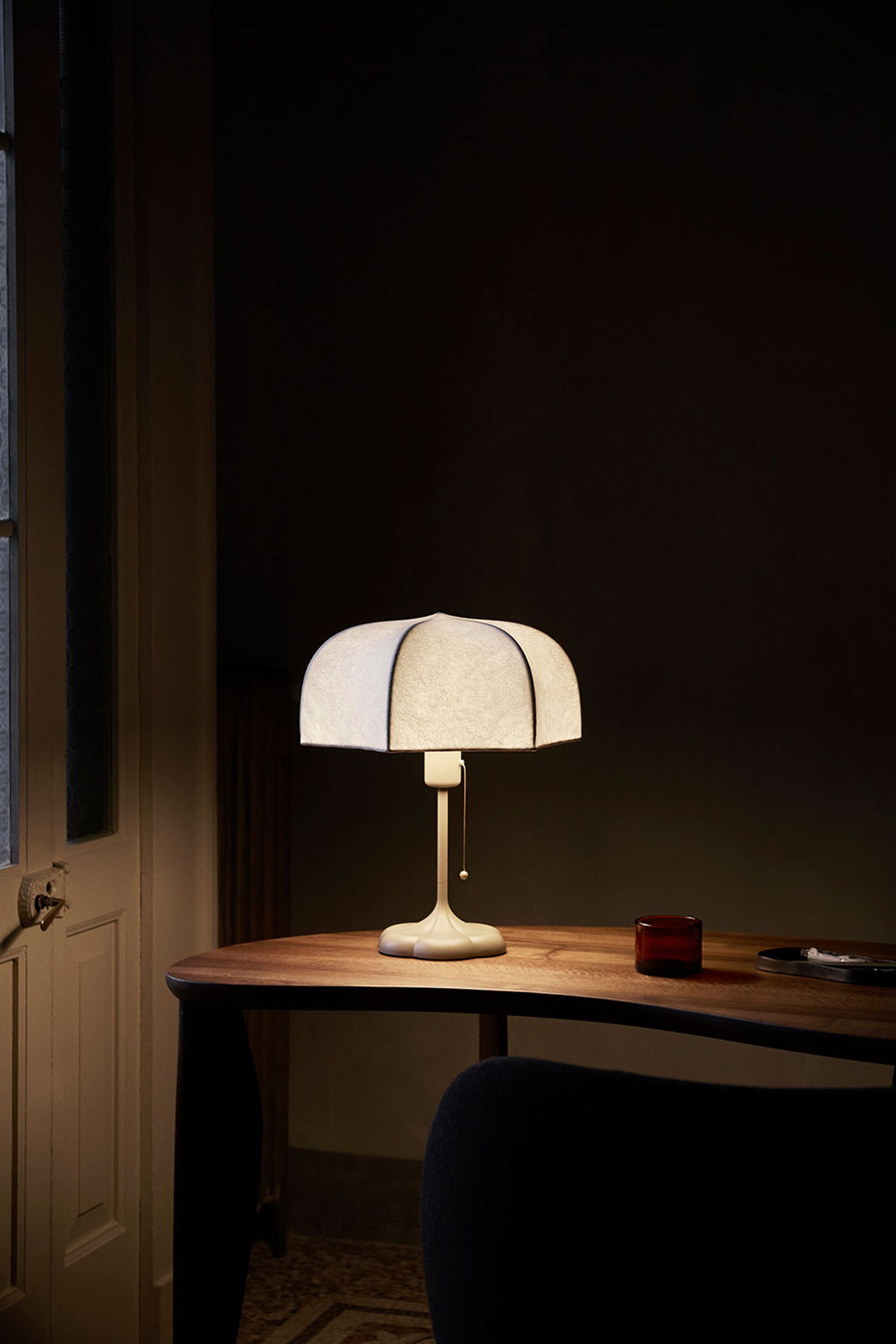 Ferm Living - Lampada da tavolo - Poem Table Lamp - White/Grass Green