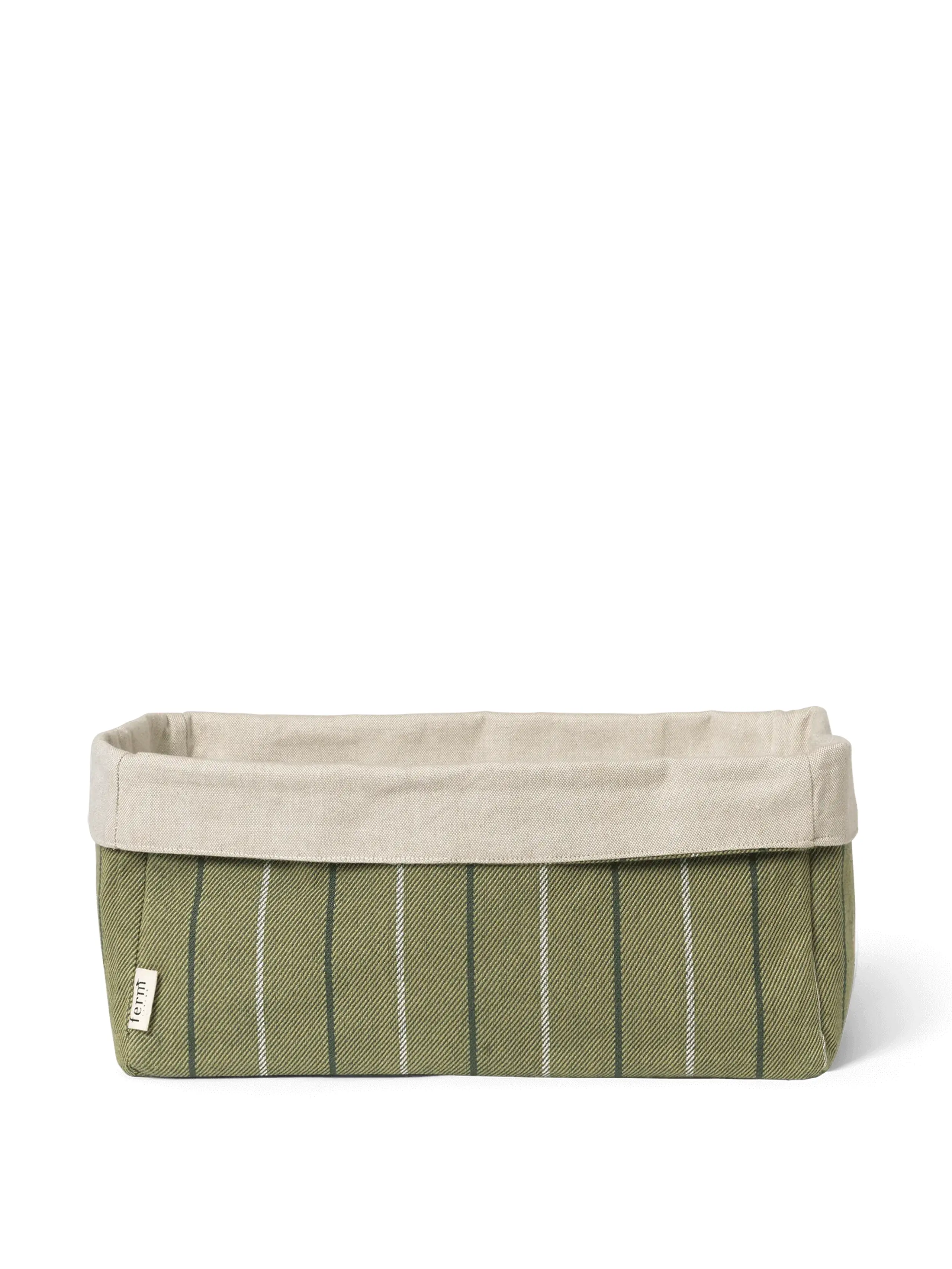Ferm Living - Koš na chléb - Ito Kitchen Basket - Rectangular - Natural/Seaweed