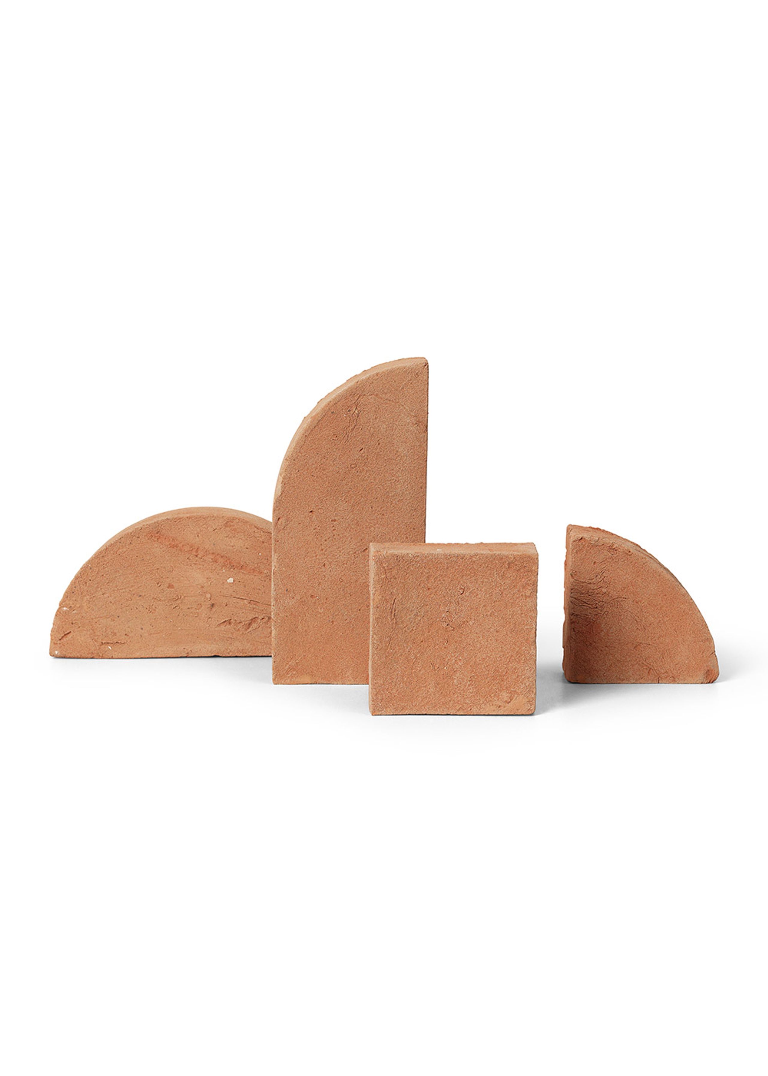 Ferm Living - Decoração - Shape Sculpture Set - Rosatto