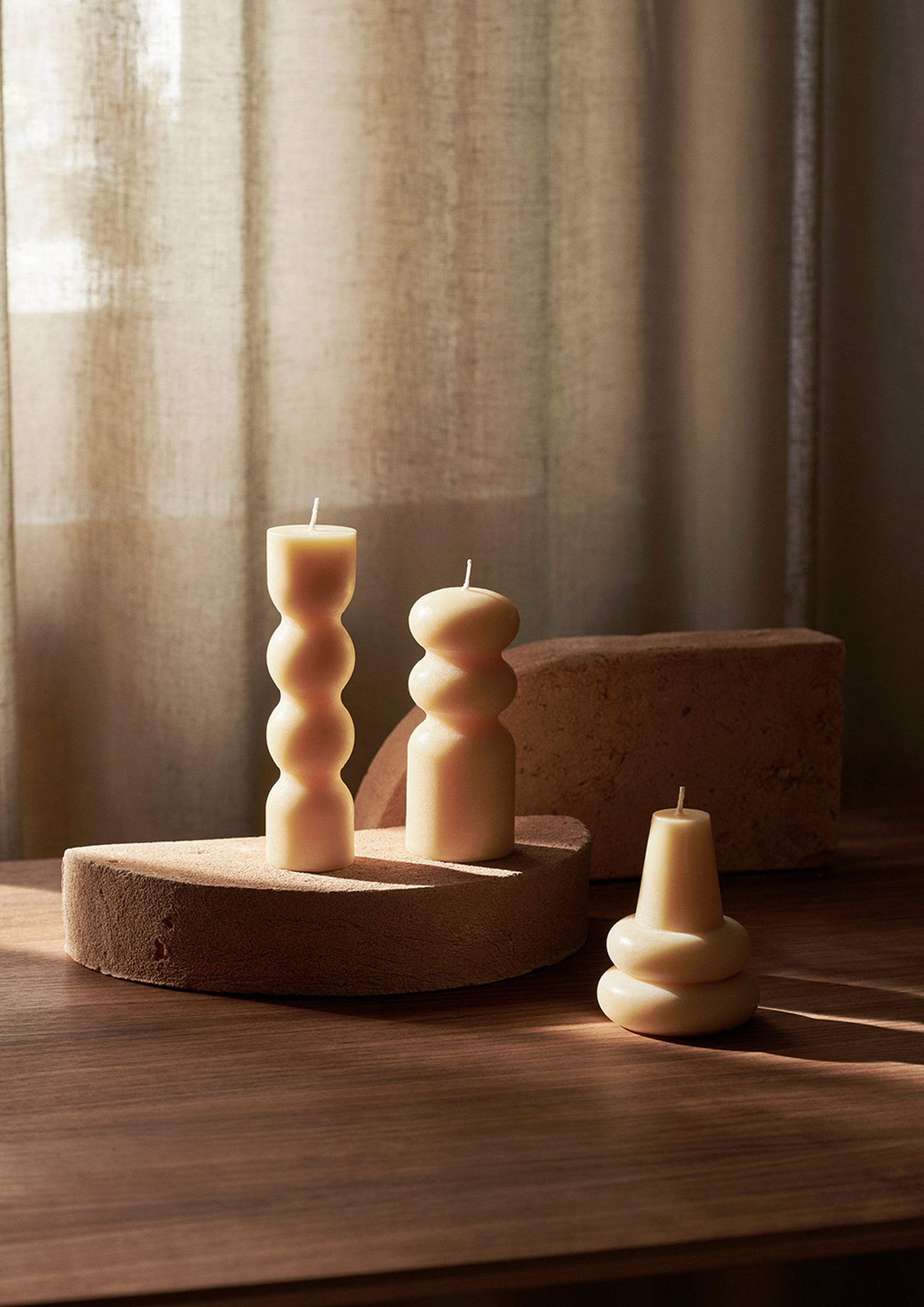 Ferm Living - Decoração - Shape Sculpture Set - Yellow