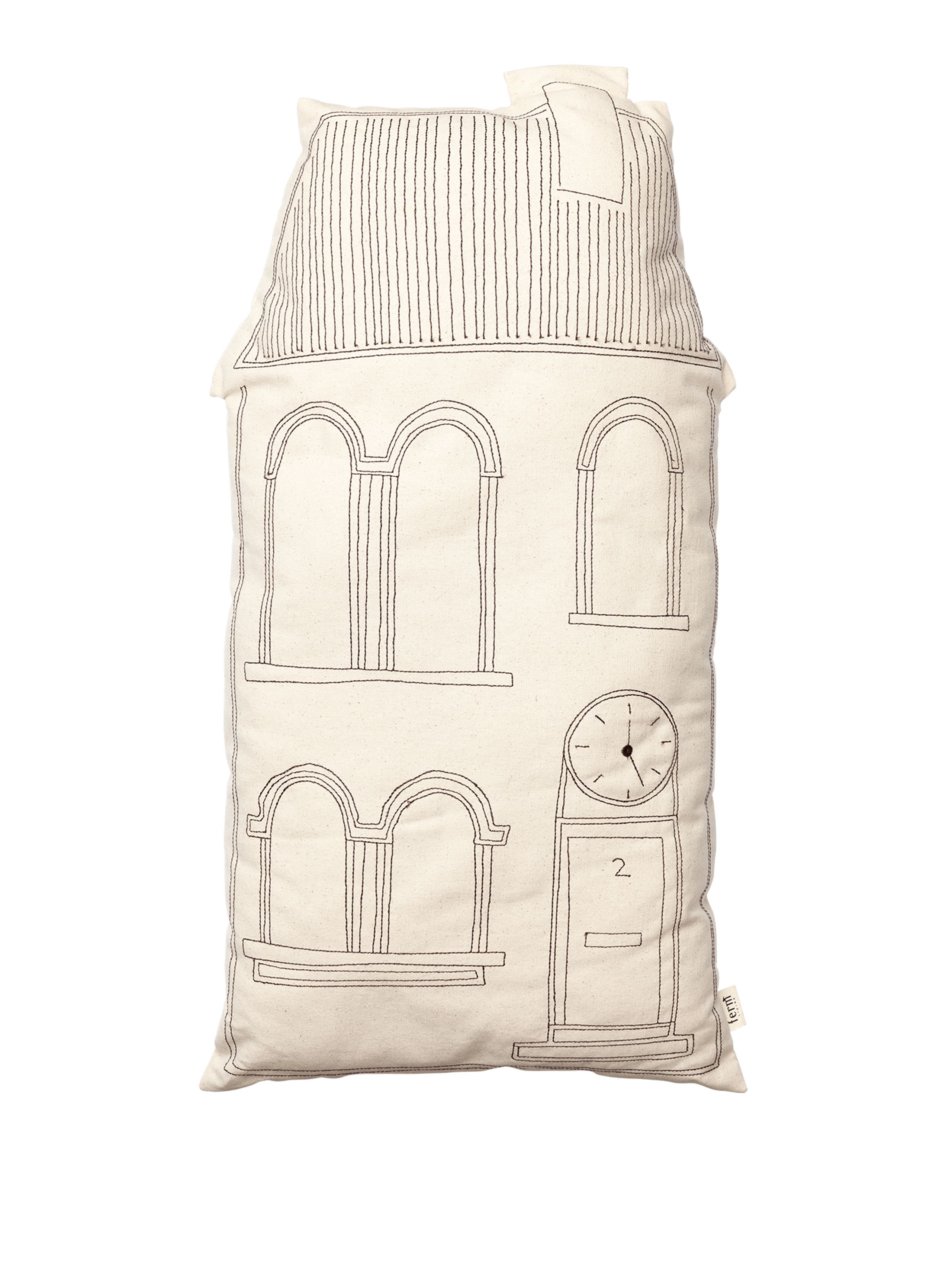 Ferm Living - - Abode Cushion - Abode Cushion - Tall - Clock