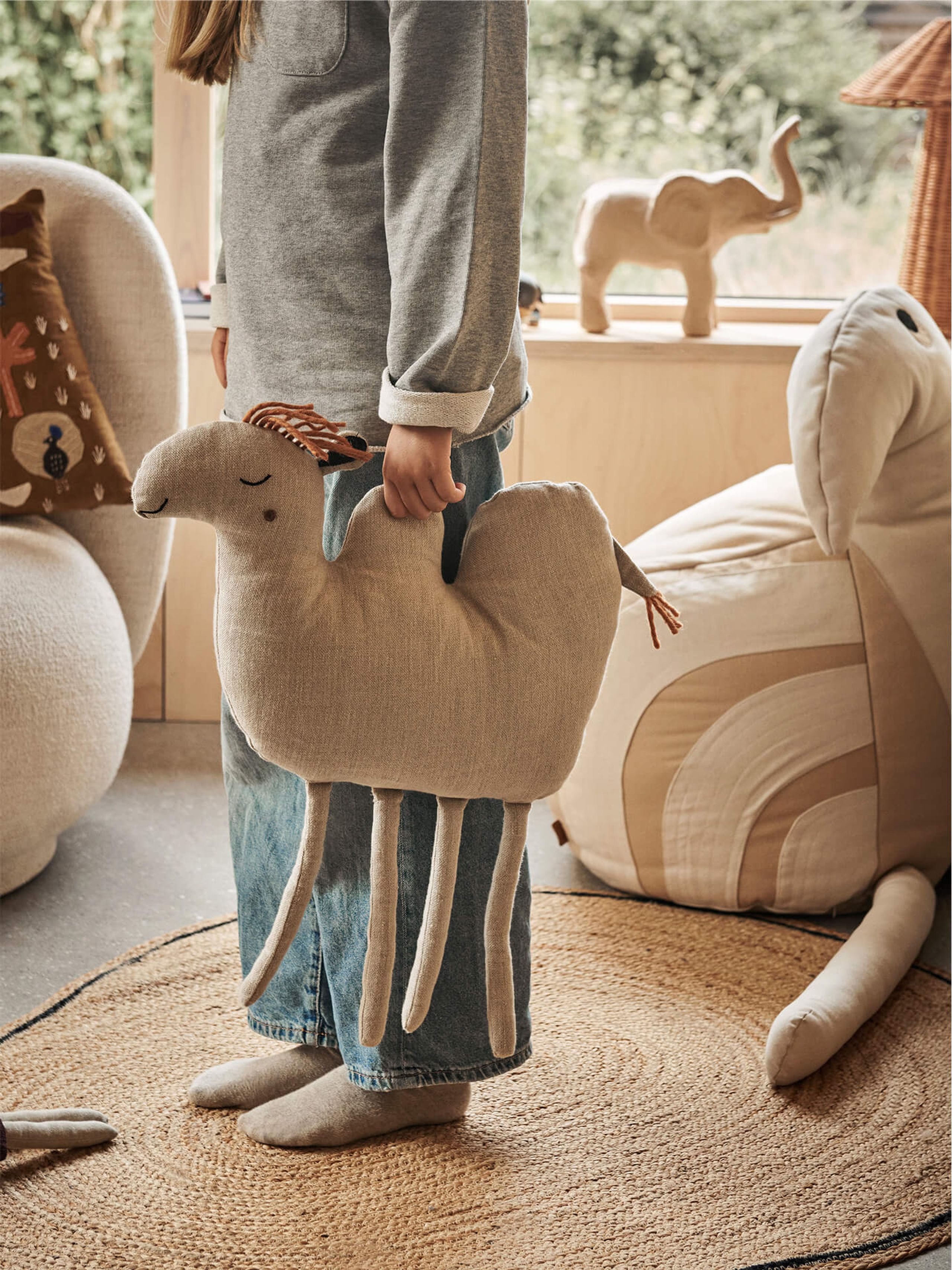 Ferm Living - - Camel Cushion - Camel Cushion - Natural