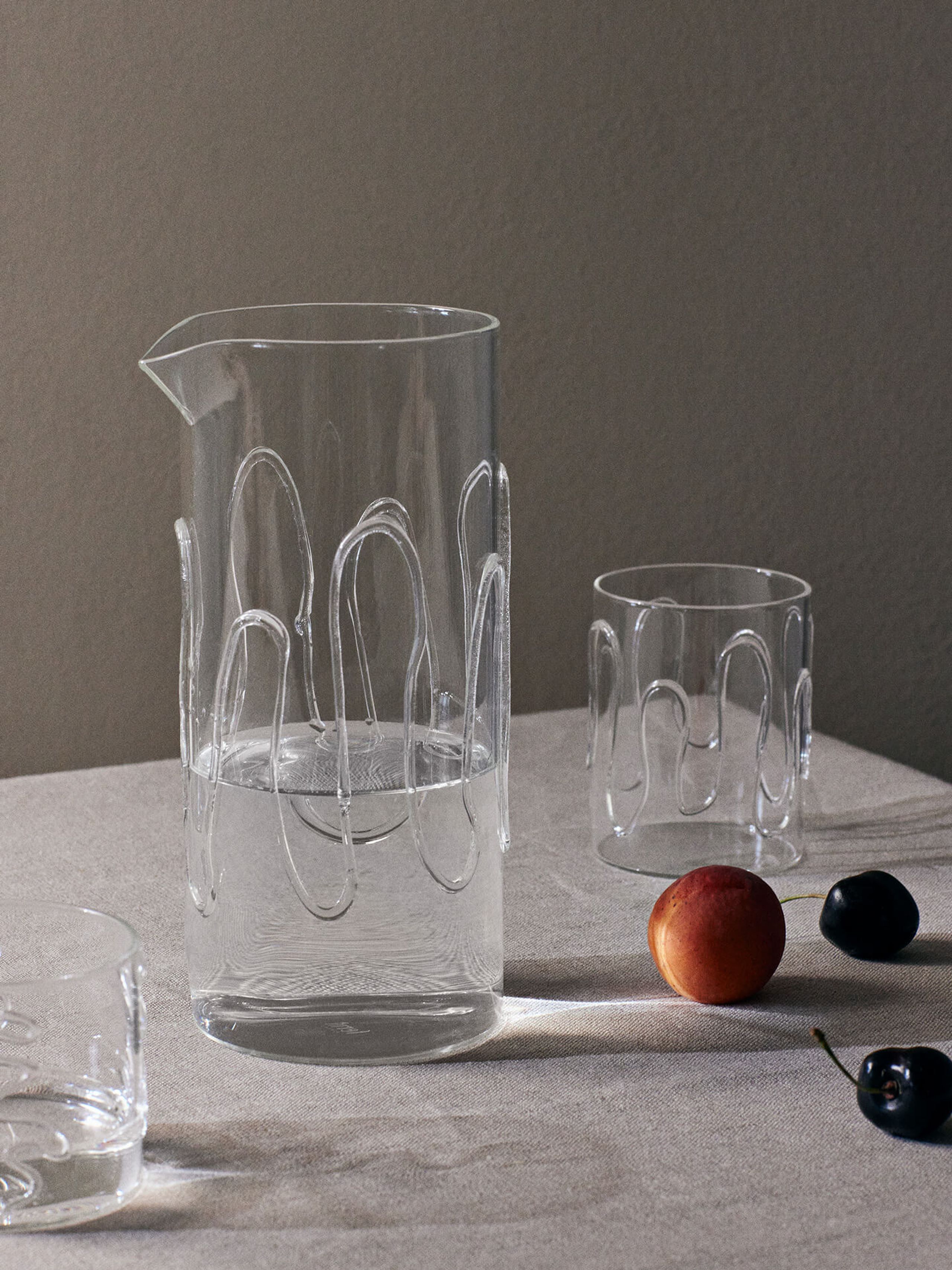 Ferm Living - - Doodle Carafe - Doodle Carafe - Clear