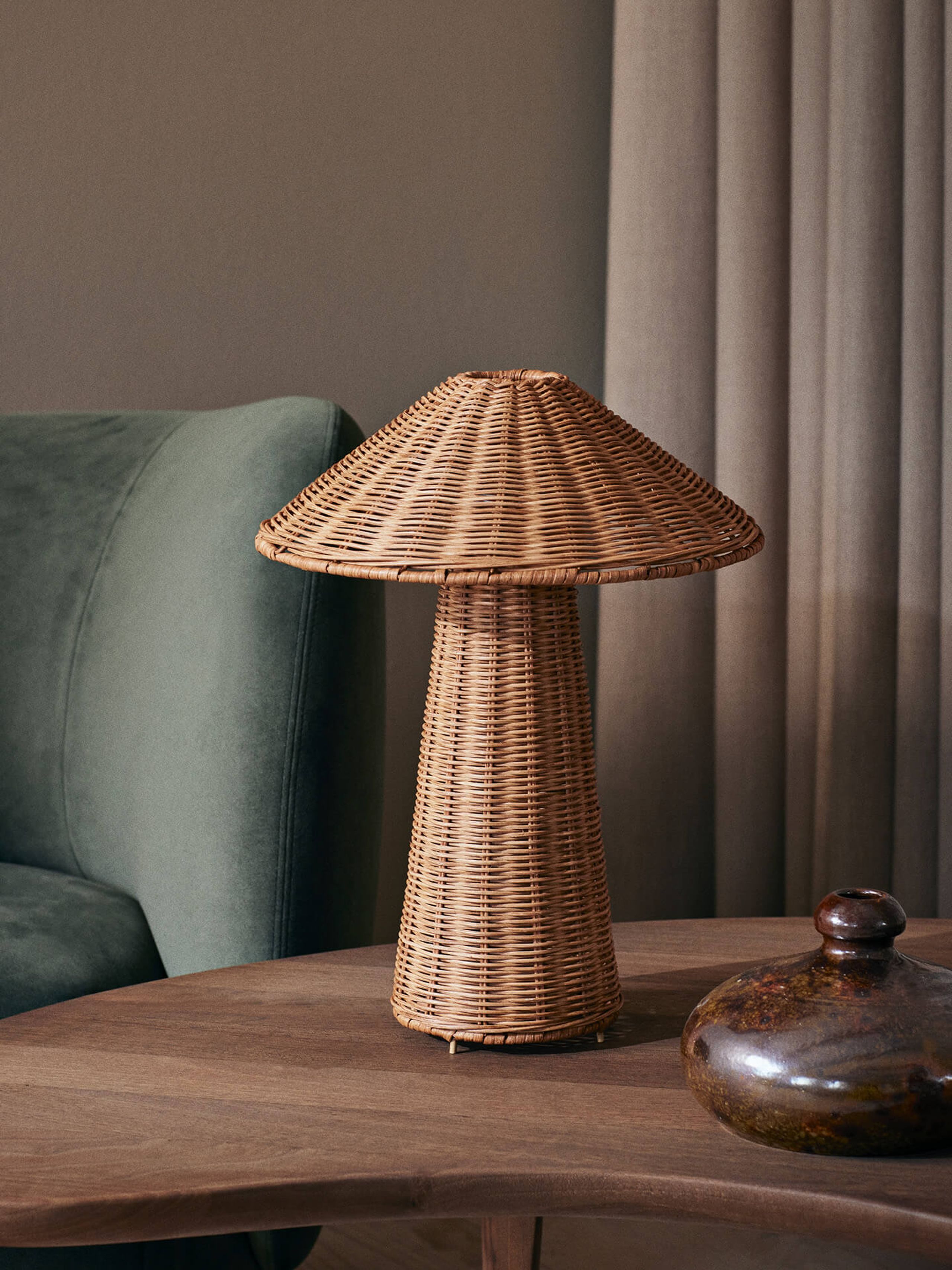 Ferm Living - Table Lamp - Dou Table Lamp - Dou Table Lamp - Natural
