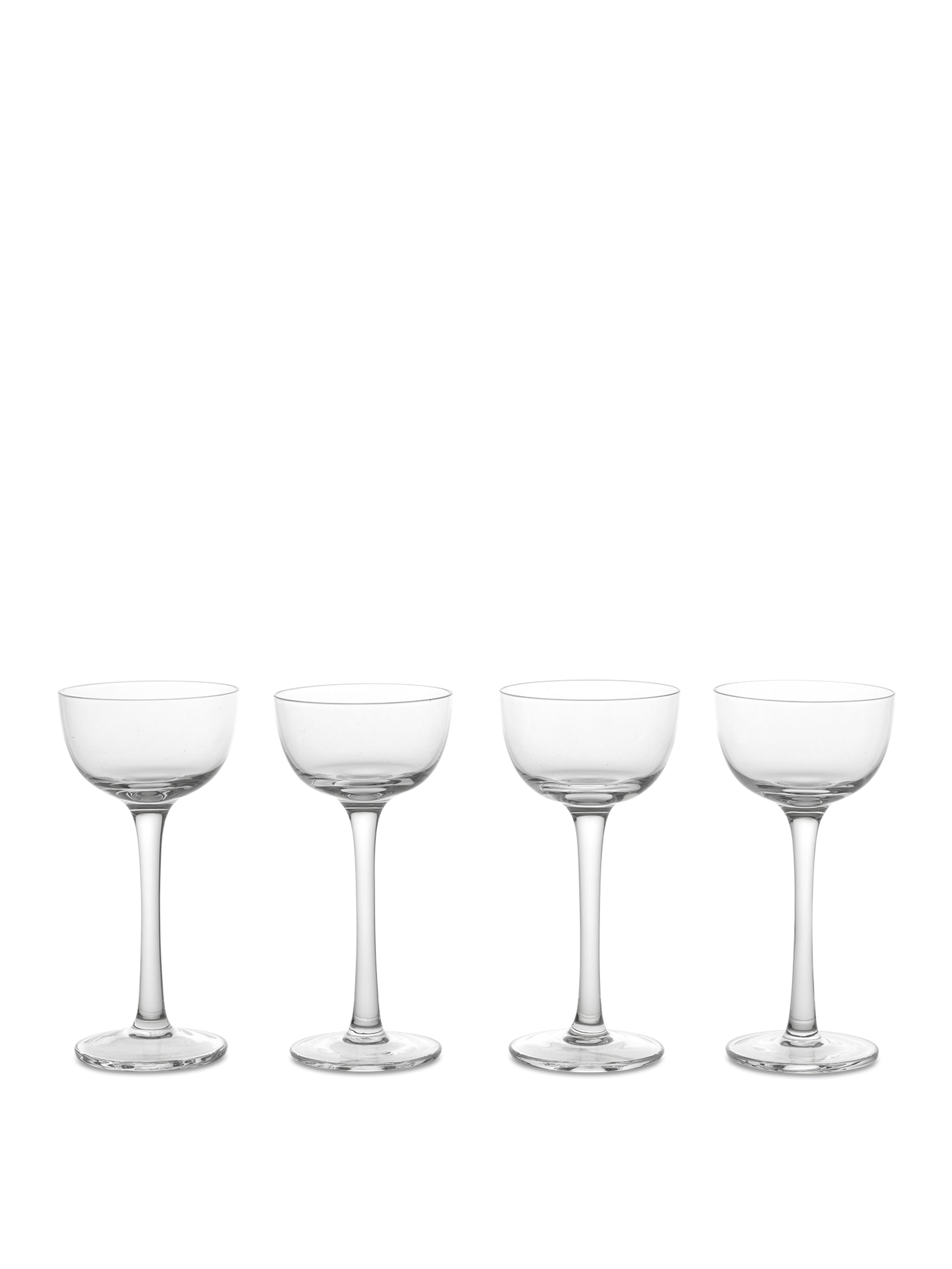 Ferm Living - - Host Liqueur Glasses - Host Liqueur Glasses - Set of 4 - Clear