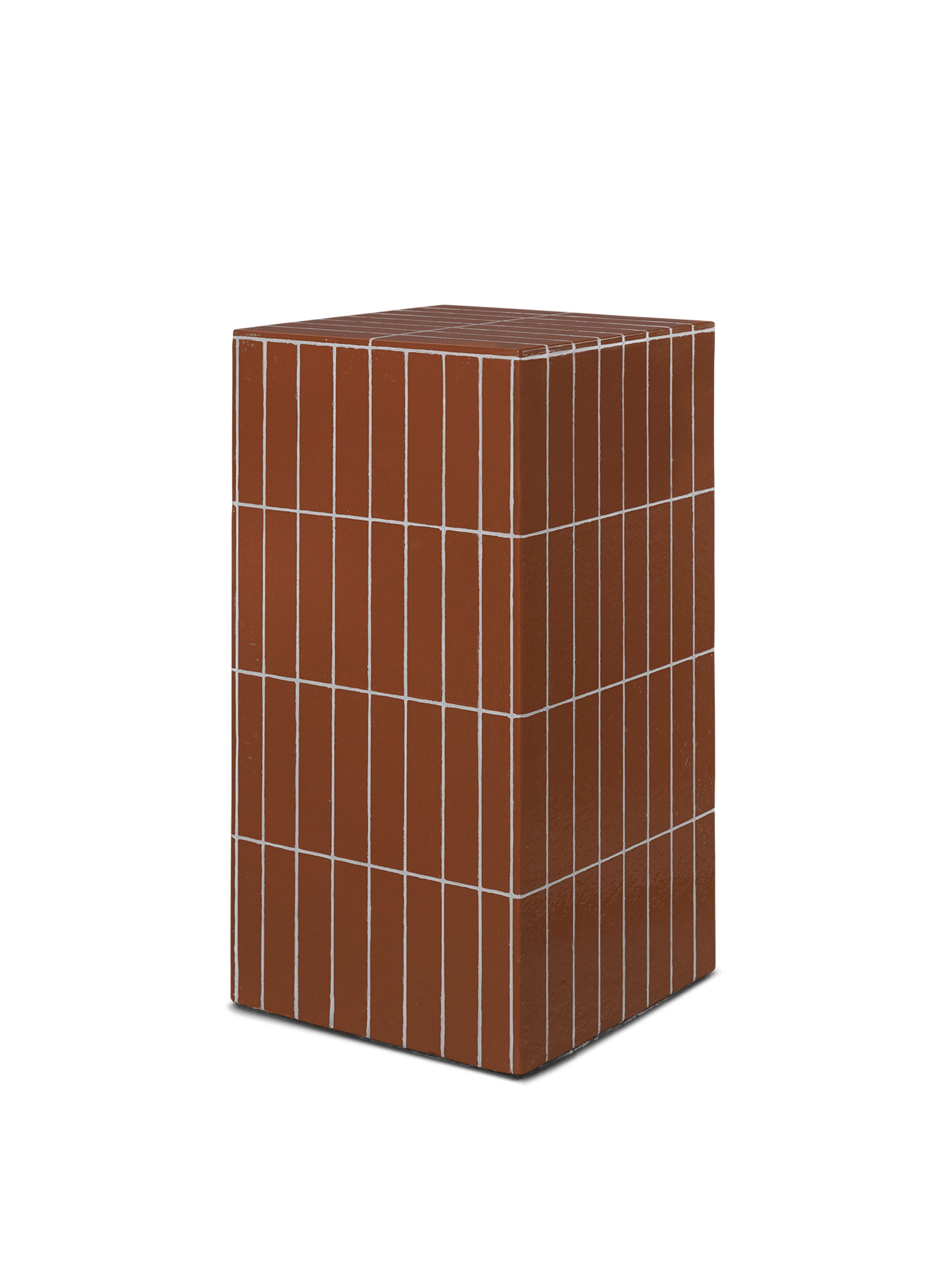 Ferm Living - Postranní stolek - Pillar Pedestal - Pillar Pedestal - Brown
