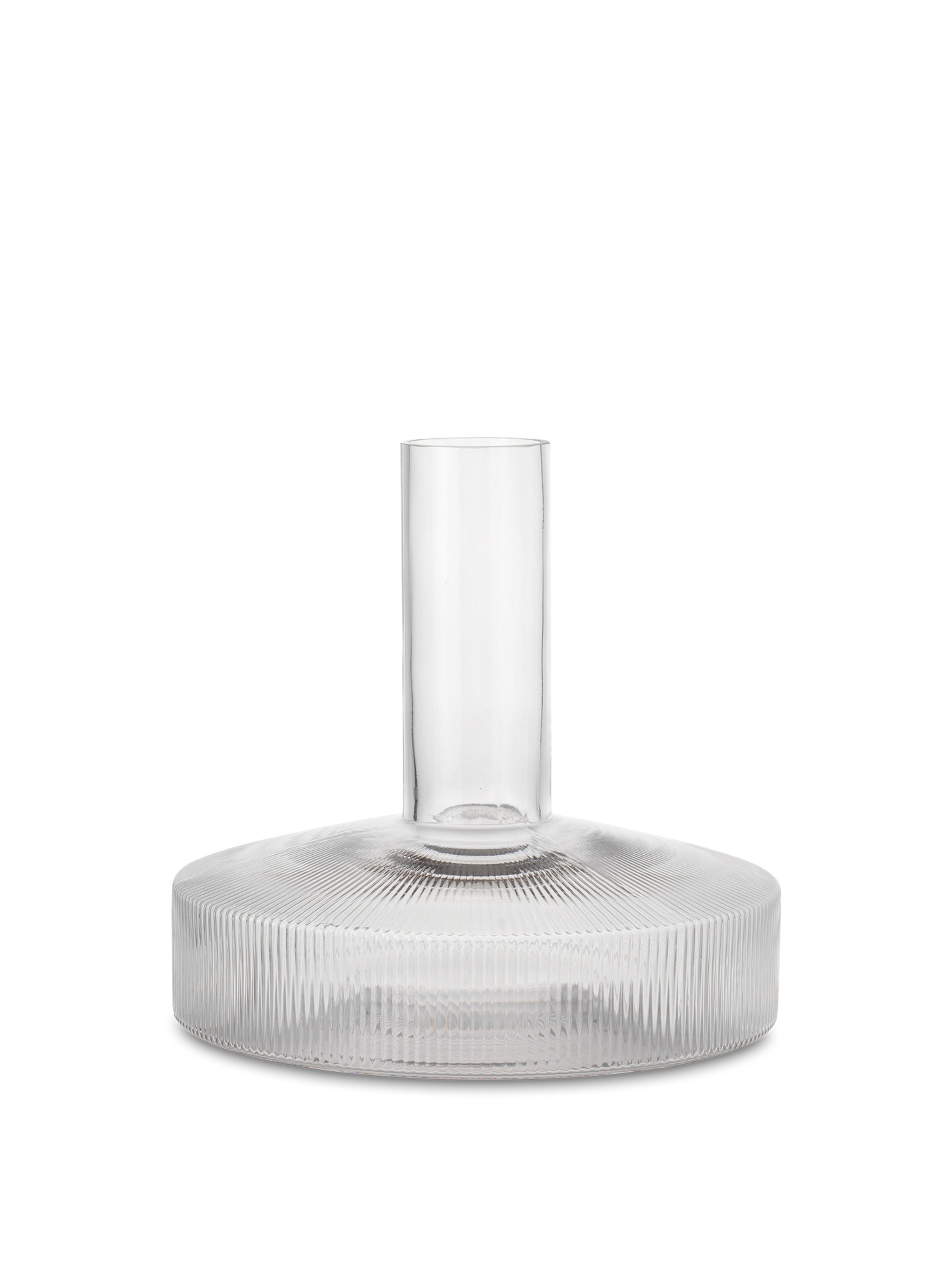 Ferm Living - Carafe - Ripple Wine Carafe - Ripple Wine Carafe - Clear