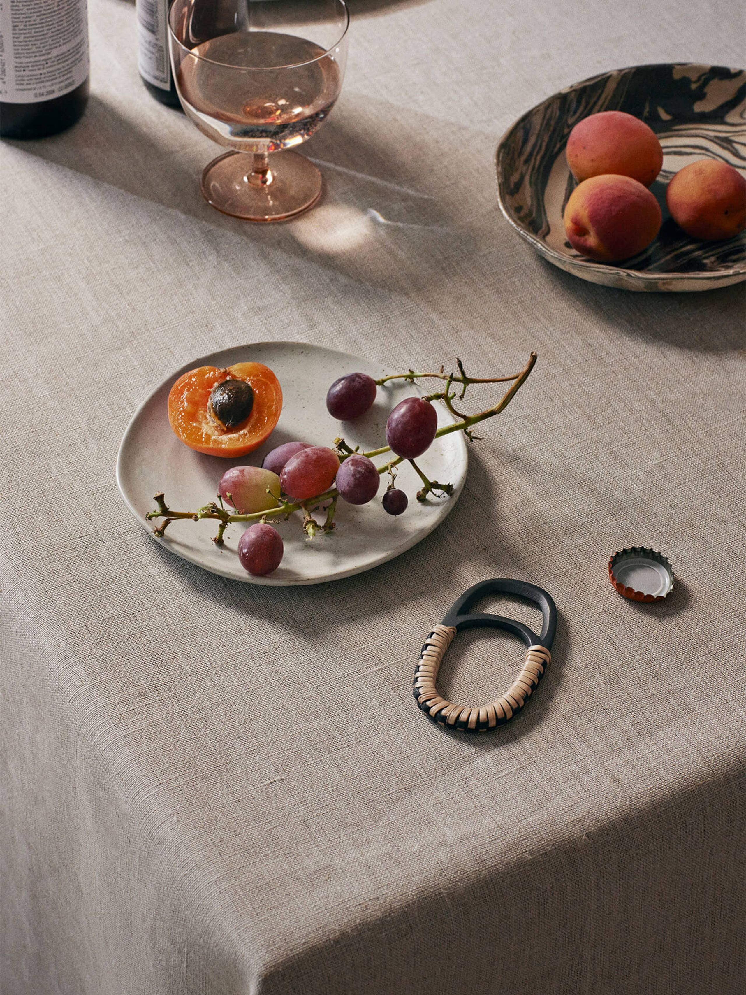 Ferm Living - - Weave Bottle Opener - Weave Bottle Opener - Black Brass