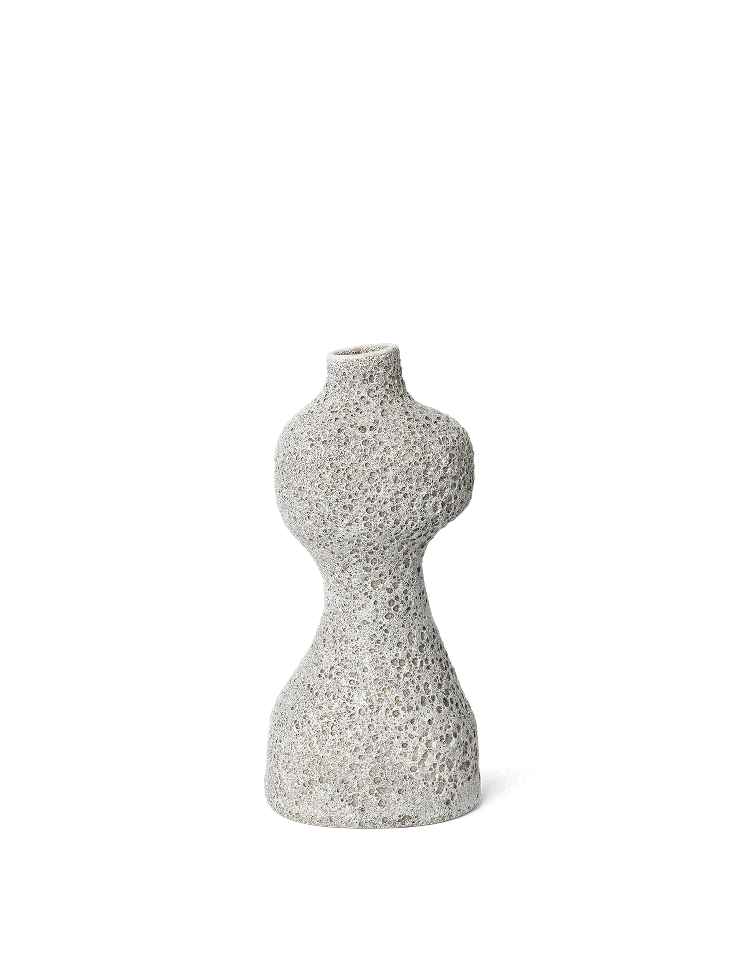 Ferm Living - - Yara Vase - Yara Vase - Medium - Grey Pumice