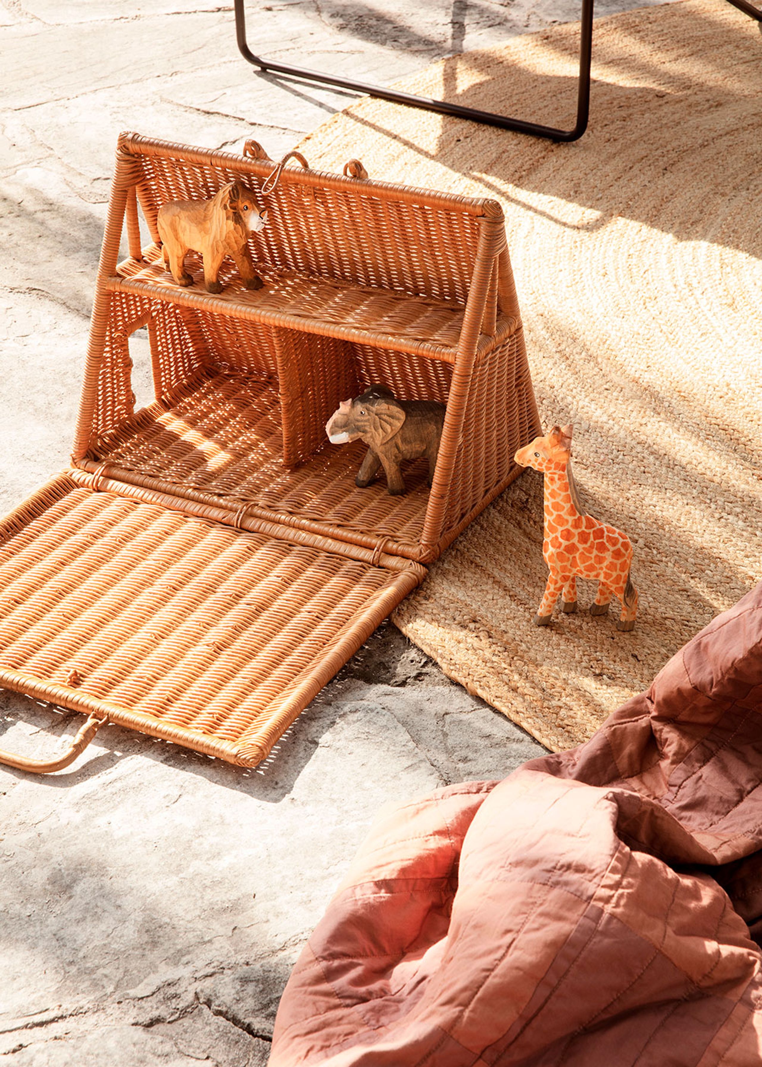 Ferm Living - Figur - Animal Hand-Carved - Hippo