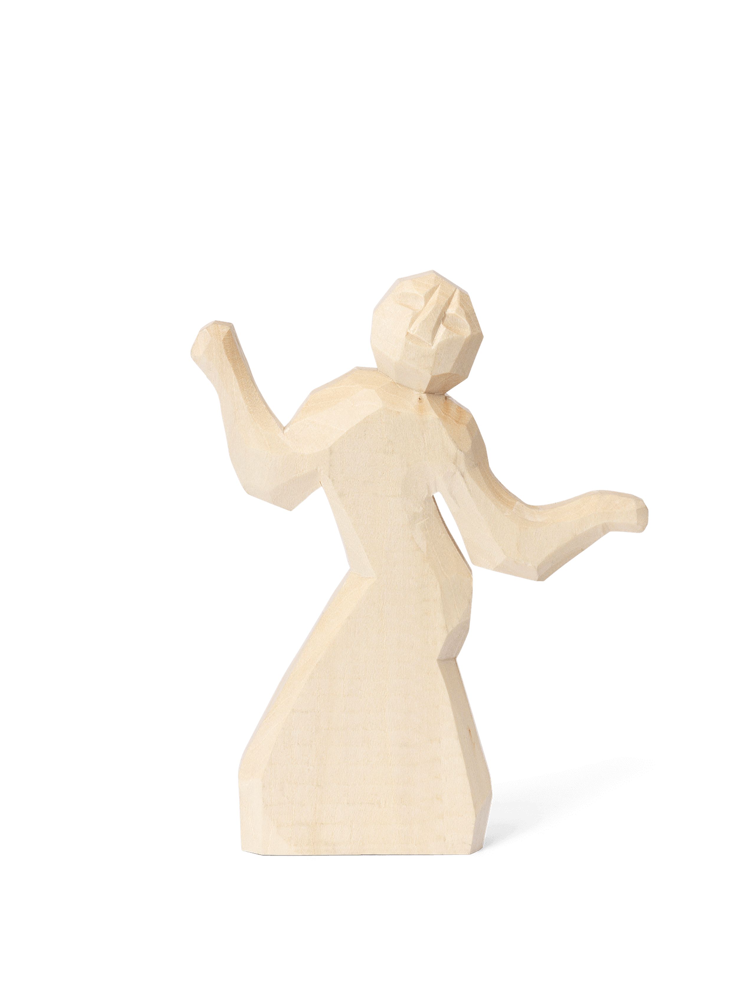 Ferm Living - Figura - Anna Hand-carved Figure - Anna Hand-carved Figure - Natural
