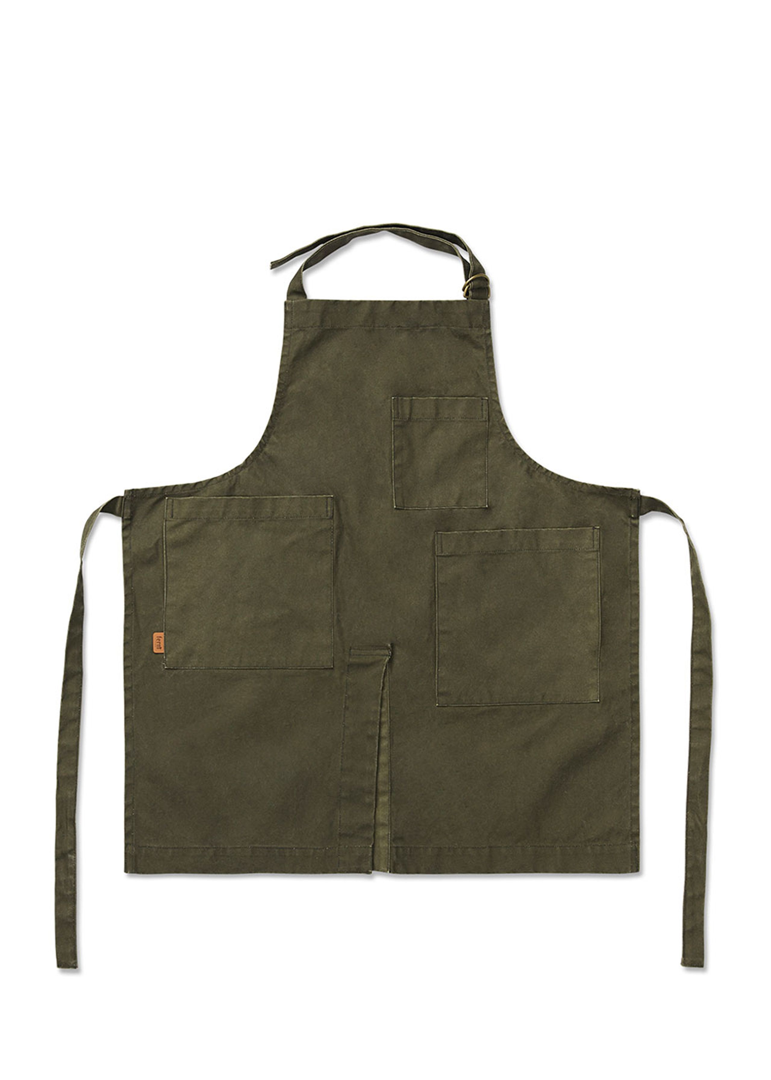 Ferm Living - Apron - Bark Garden Apron - Olive