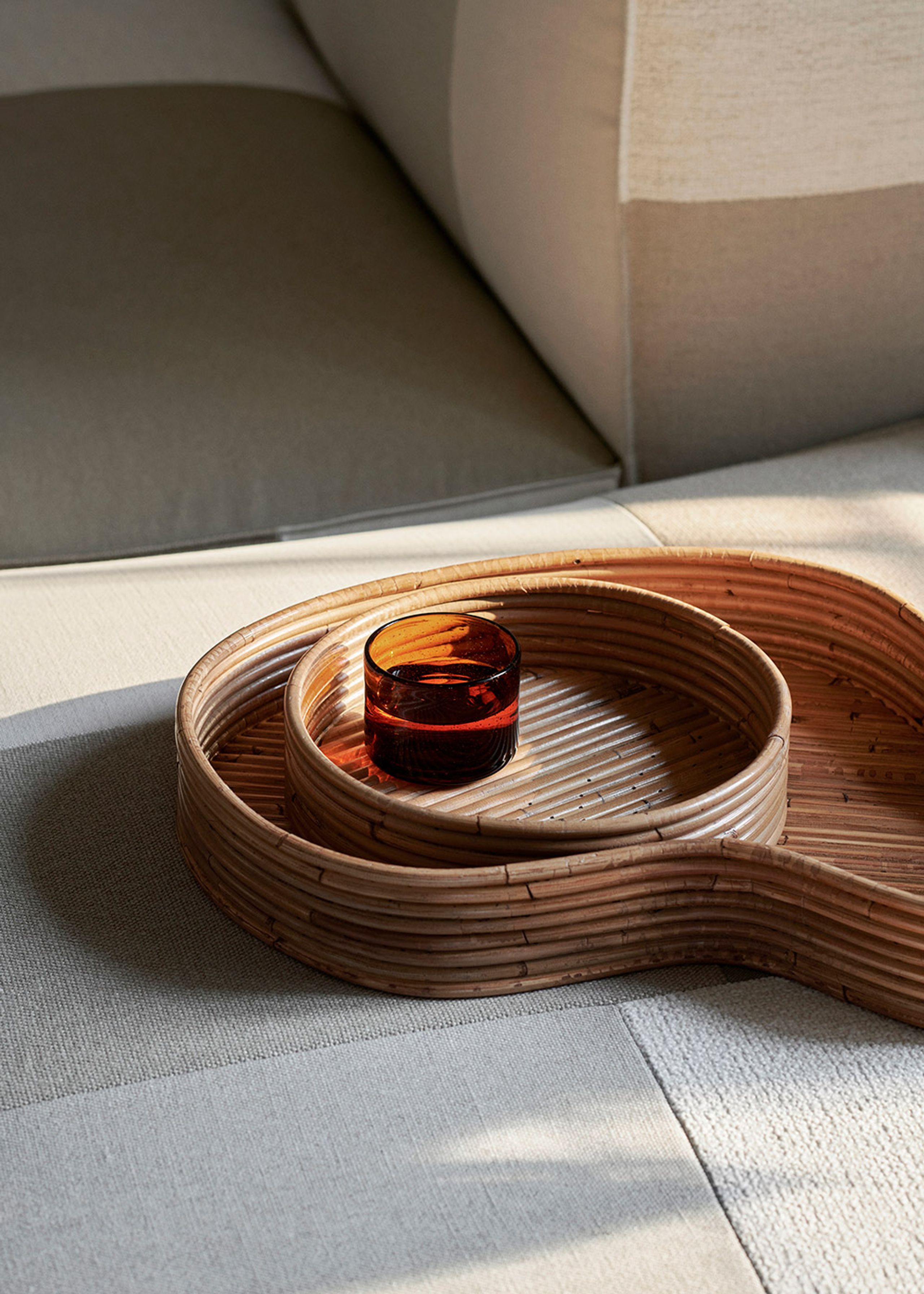 Ferm Living - Vetro - Oli Water Glass - Clear - Low