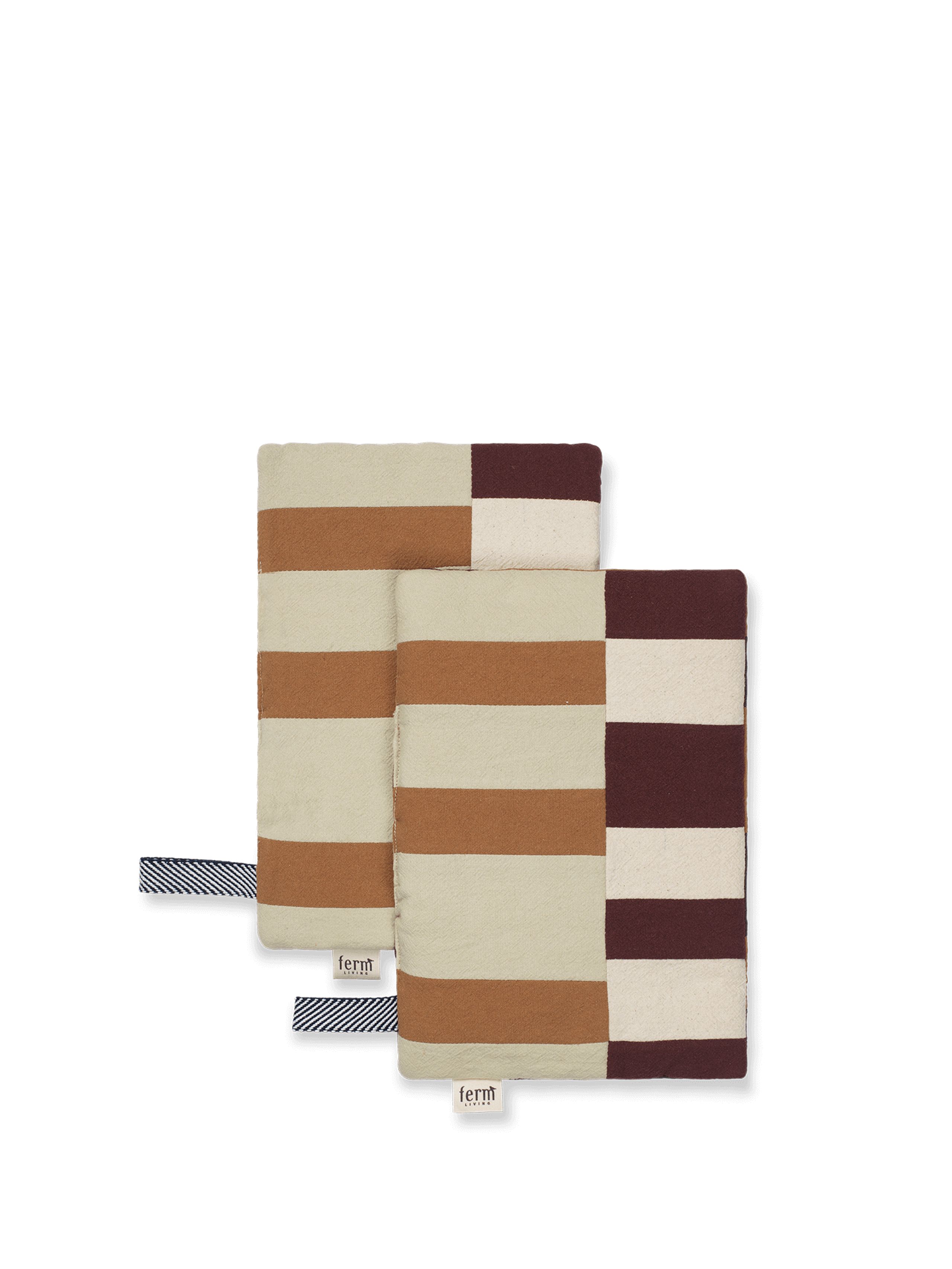 Ferm Living - Pot holders - Section Pot Holder - Set Of 2 - Multi