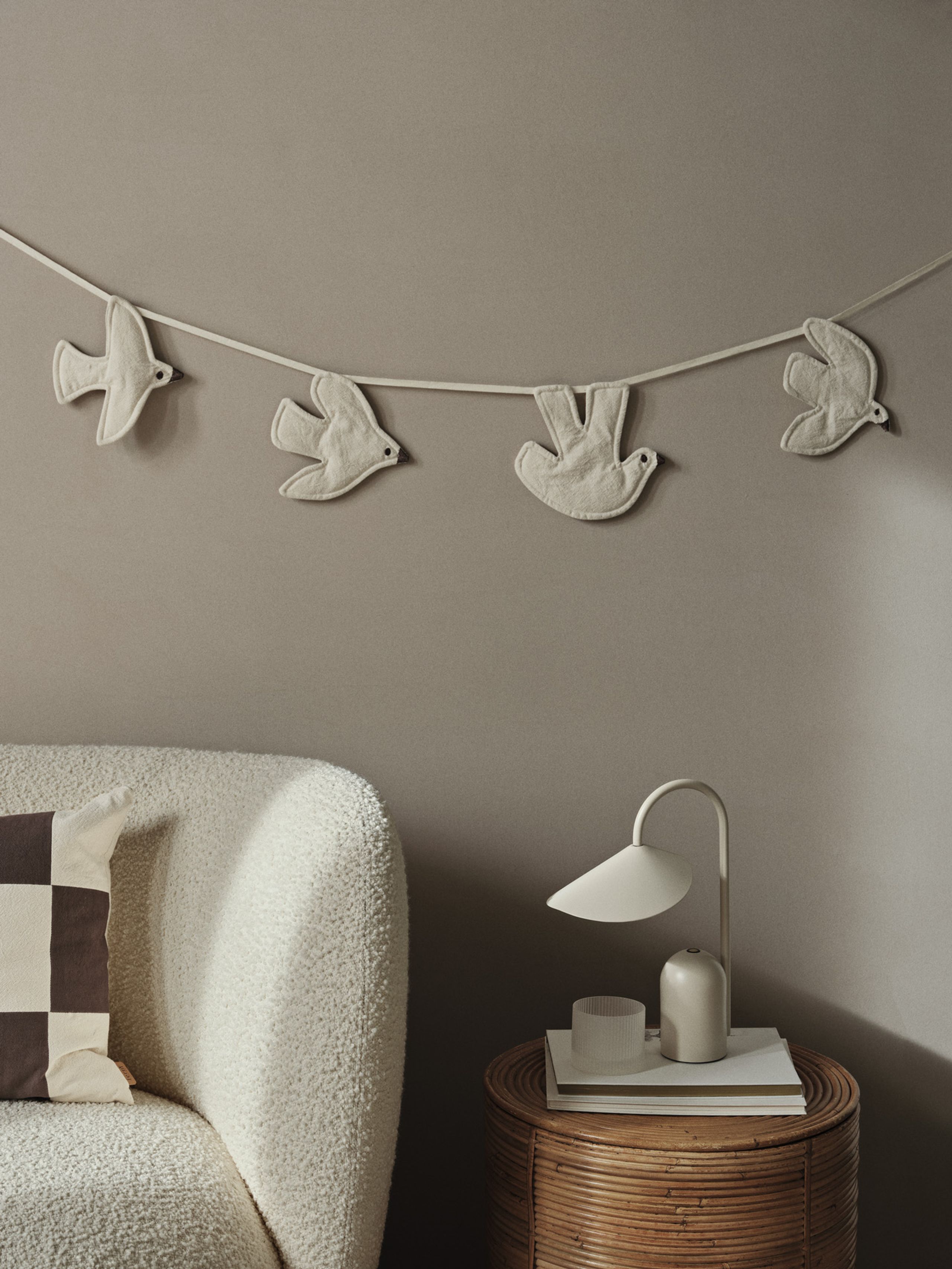 Ferm Living - Festoon - Swif Bird Garland - Undyed
