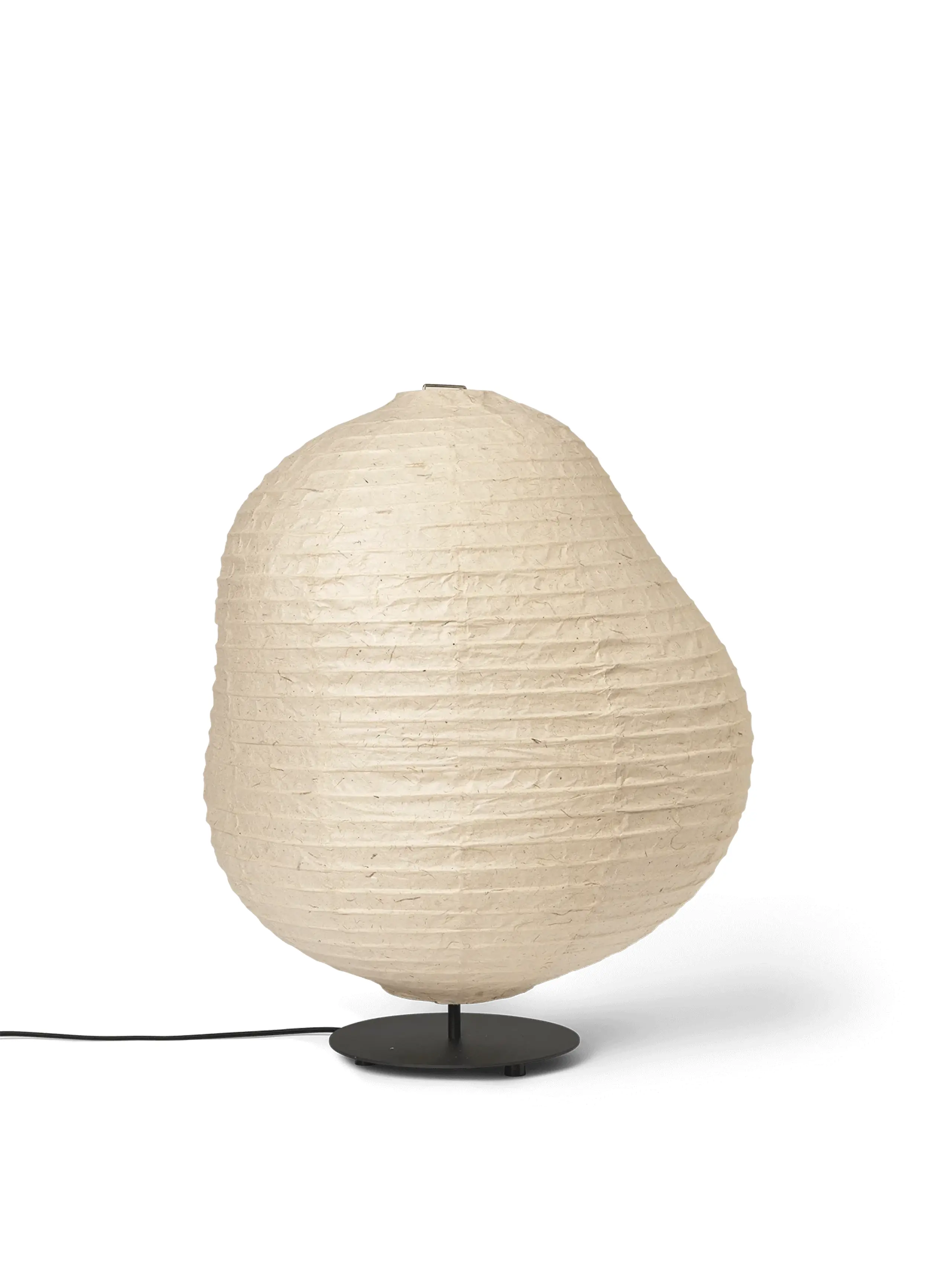 Ferm Living - Lampadaire - Kurbis Floor Lamp - Low - Natural/Black