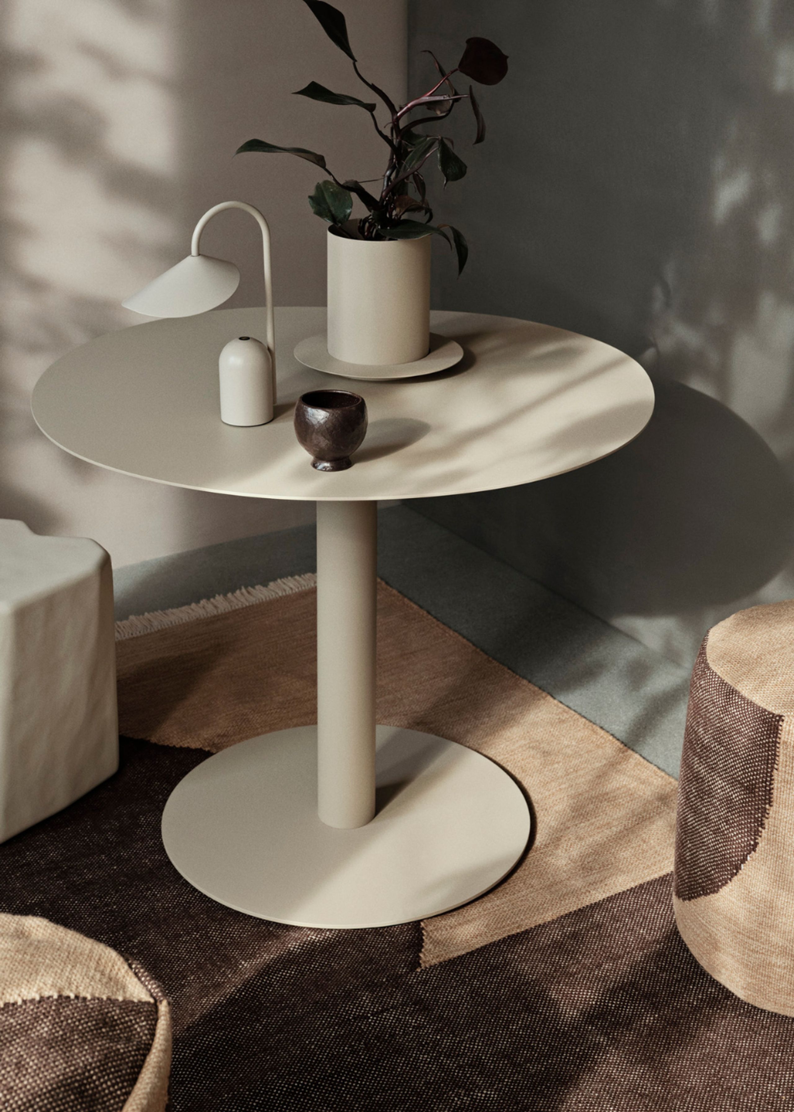 Ferm Living - - Forene Rug - 80 x 140 - Tan/Chocolate