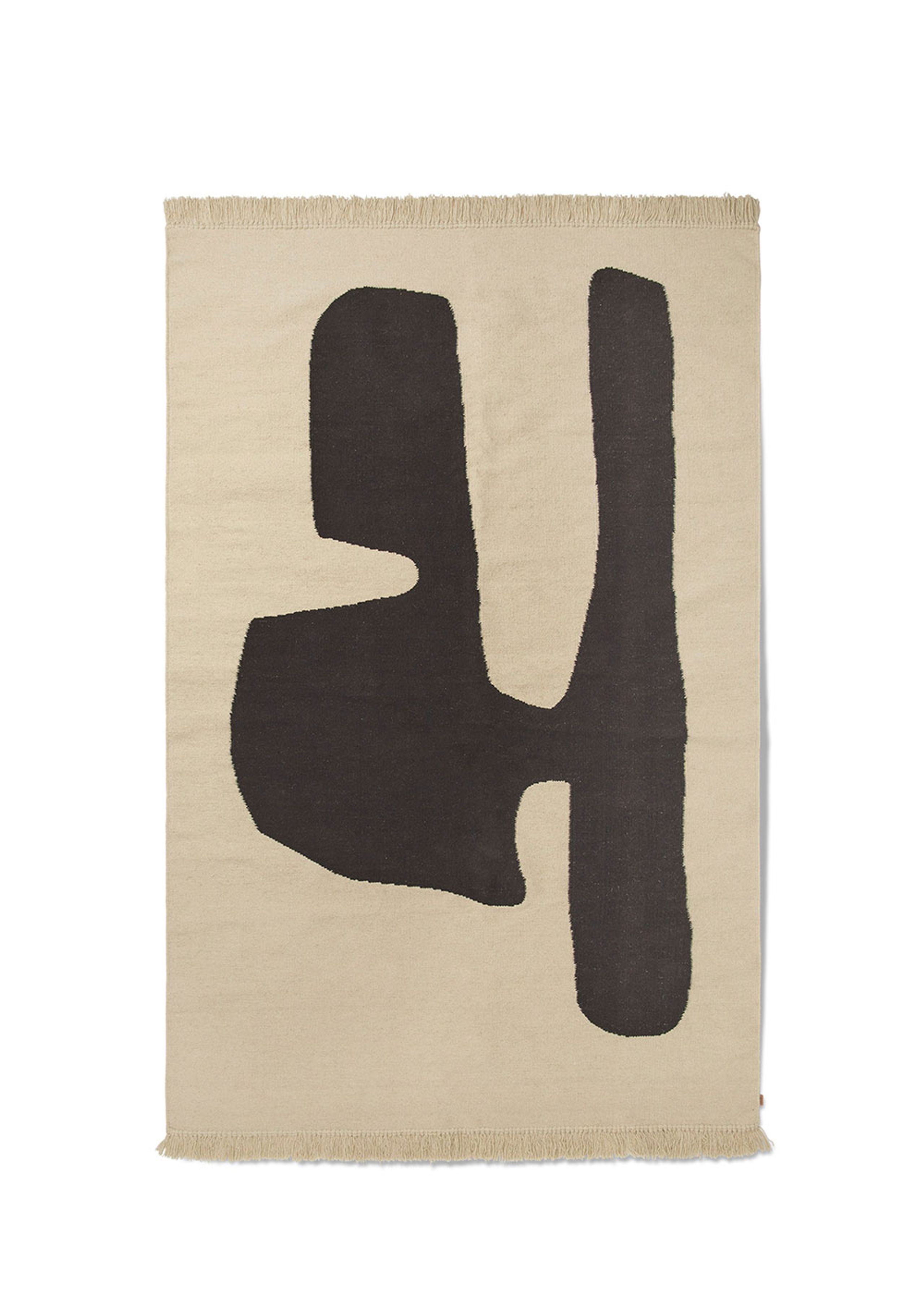 Ferm Living - Tapis - Kelim Rug - Lay - Off-white - Medium