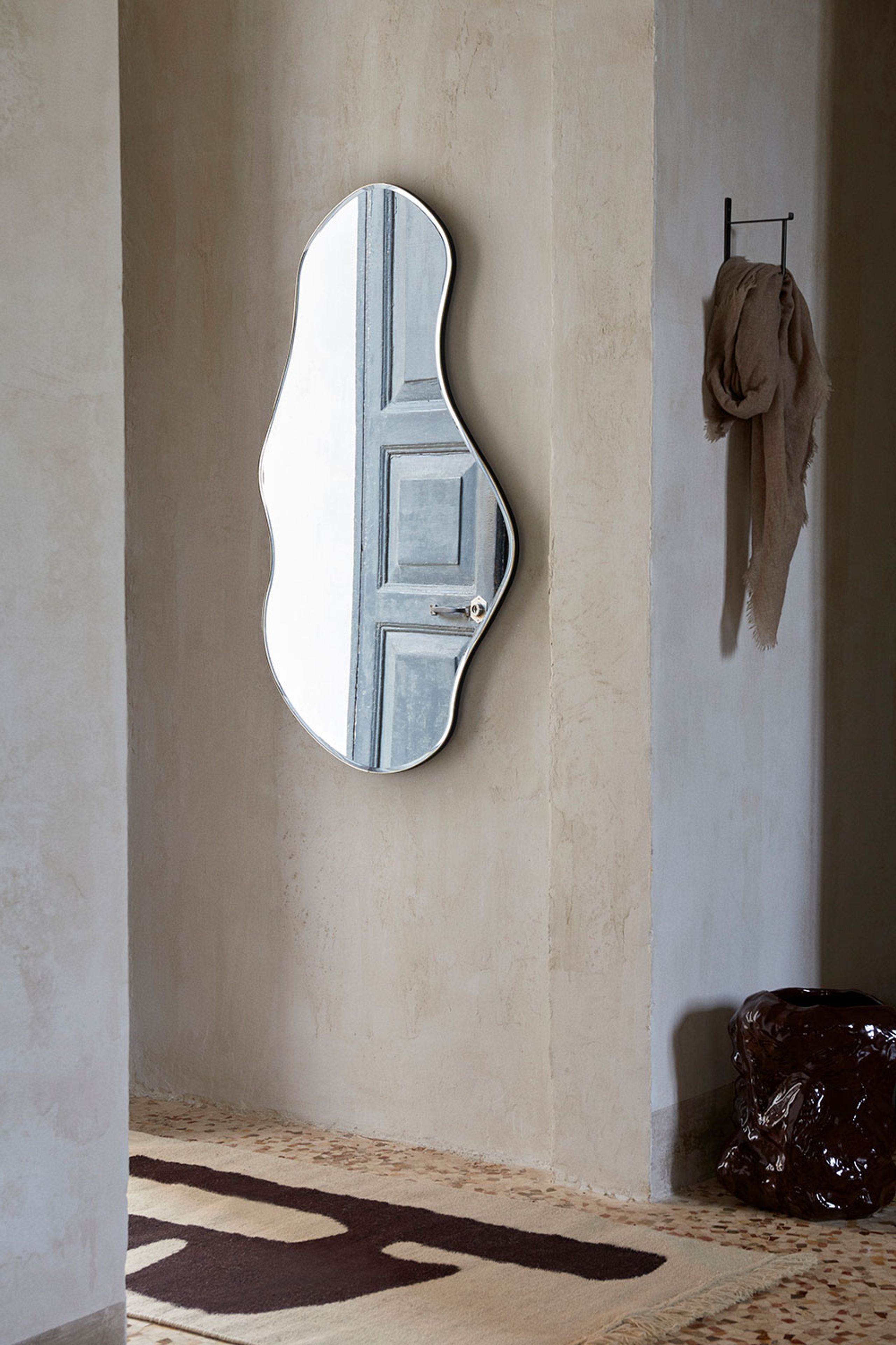 Ferm Living - Dywanik - Kelim Rug - Off-white - Large