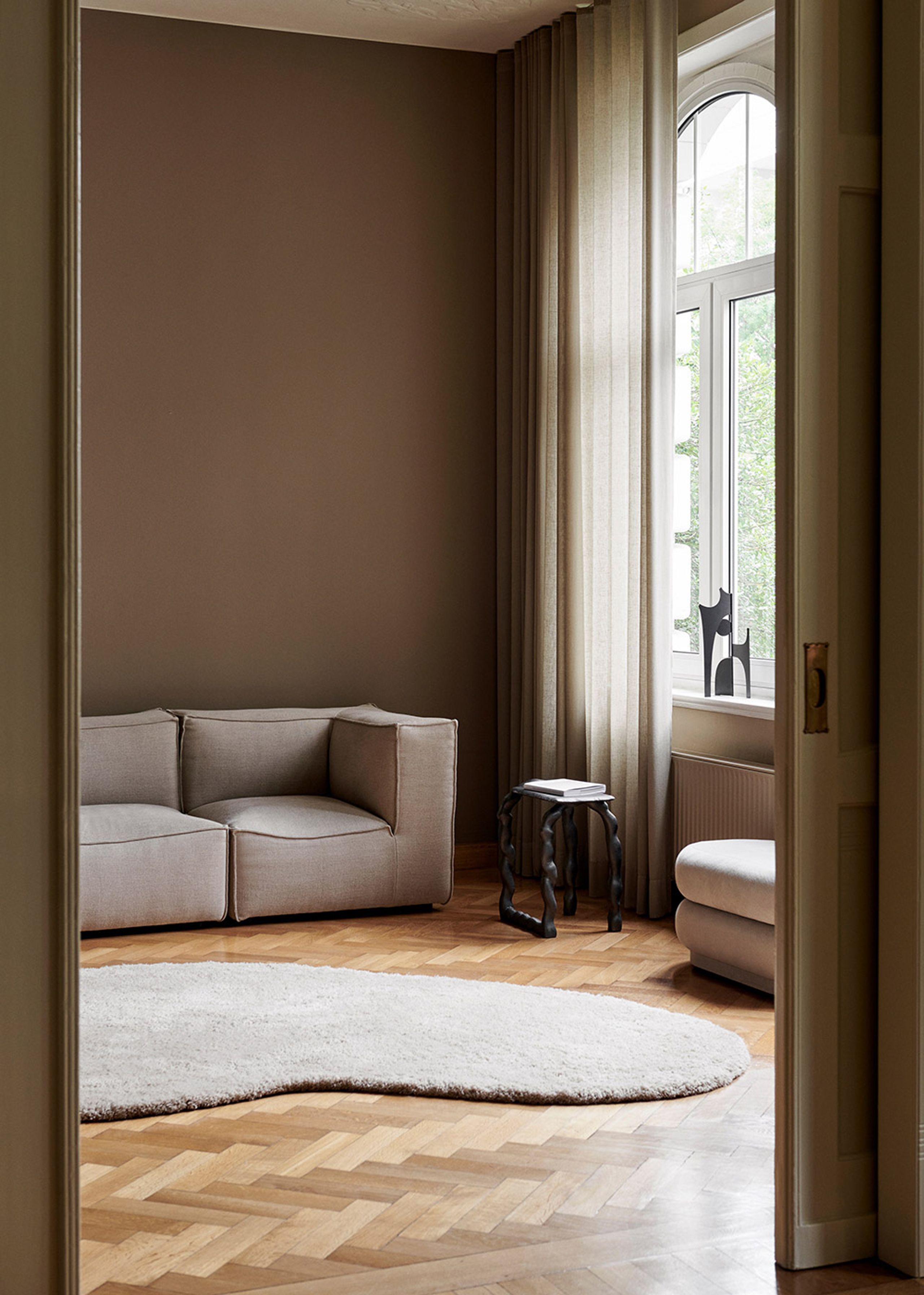 Ferm Living - Teppich - Forma Wool Rug - Offwhite