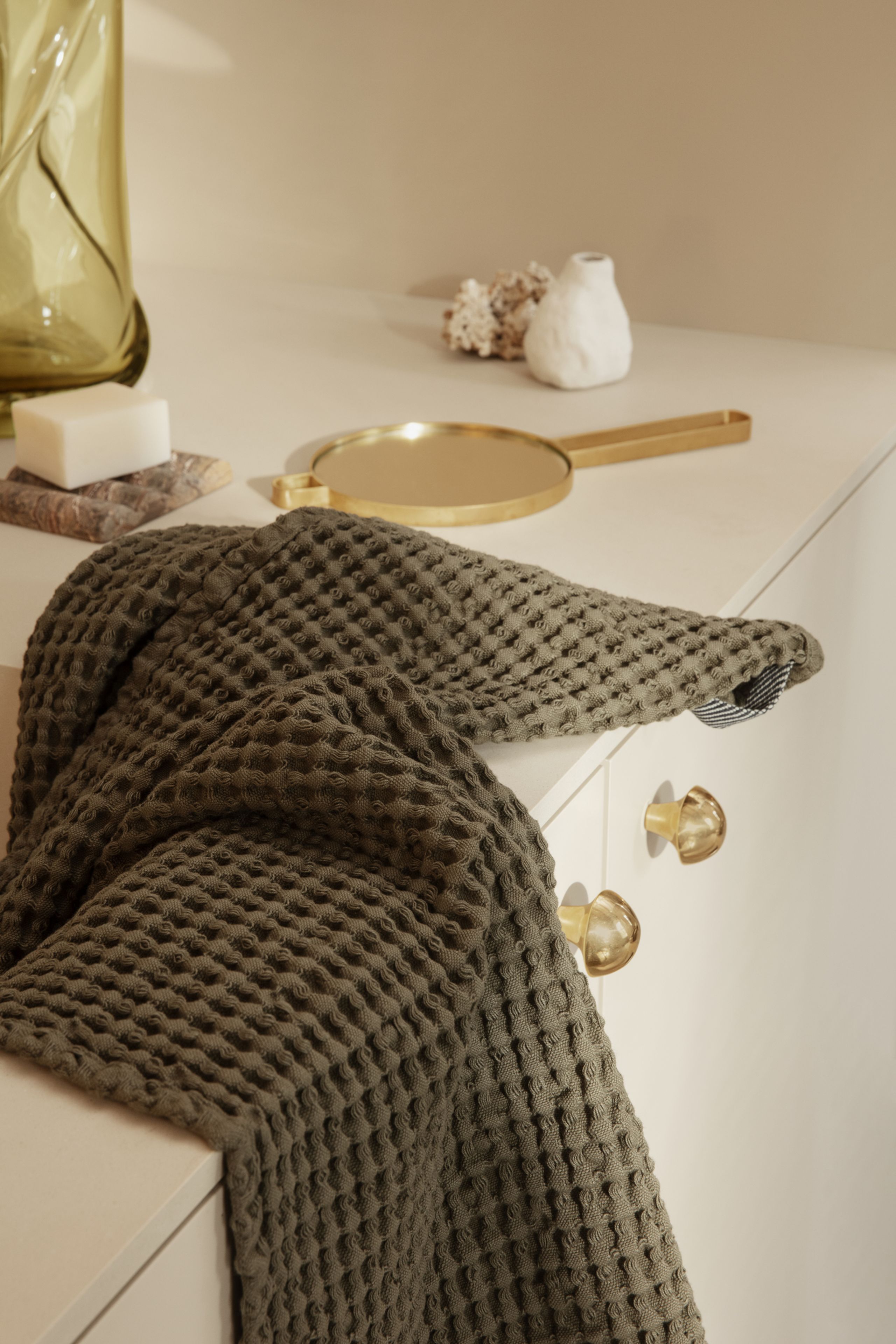 Ferm Living - Toalha - Organic Bath Towel - Dusty Rose