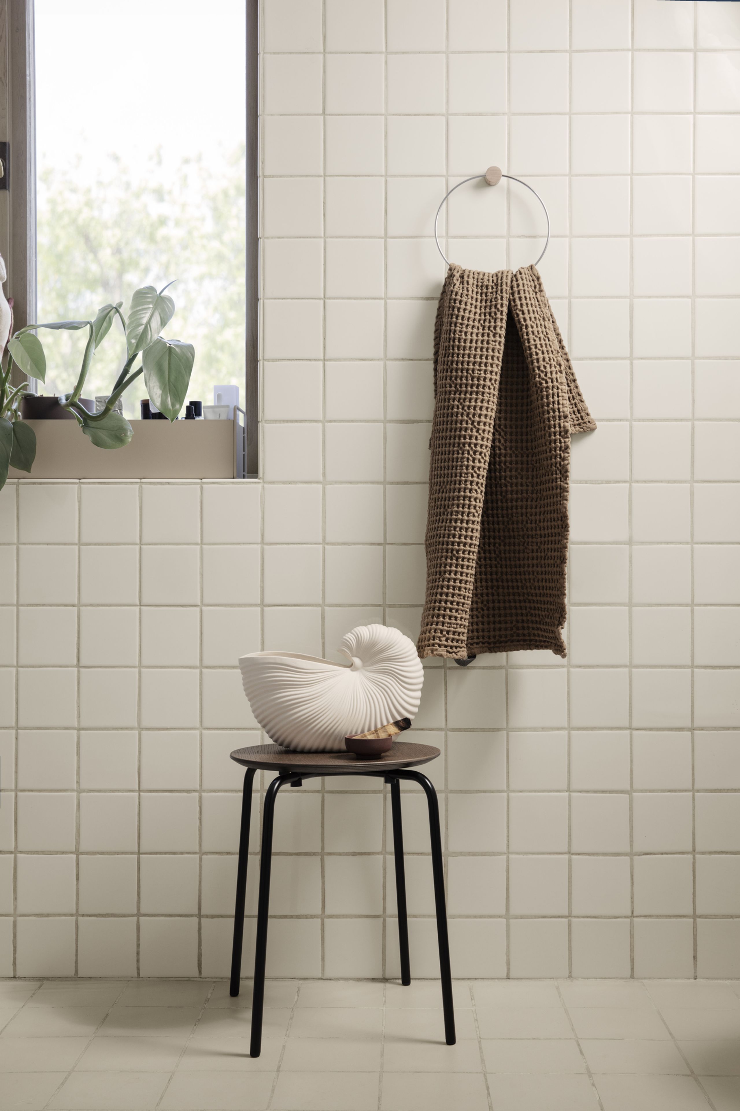 Ferm Living - Toalha - Organic Bath Towel - Dusty Rose