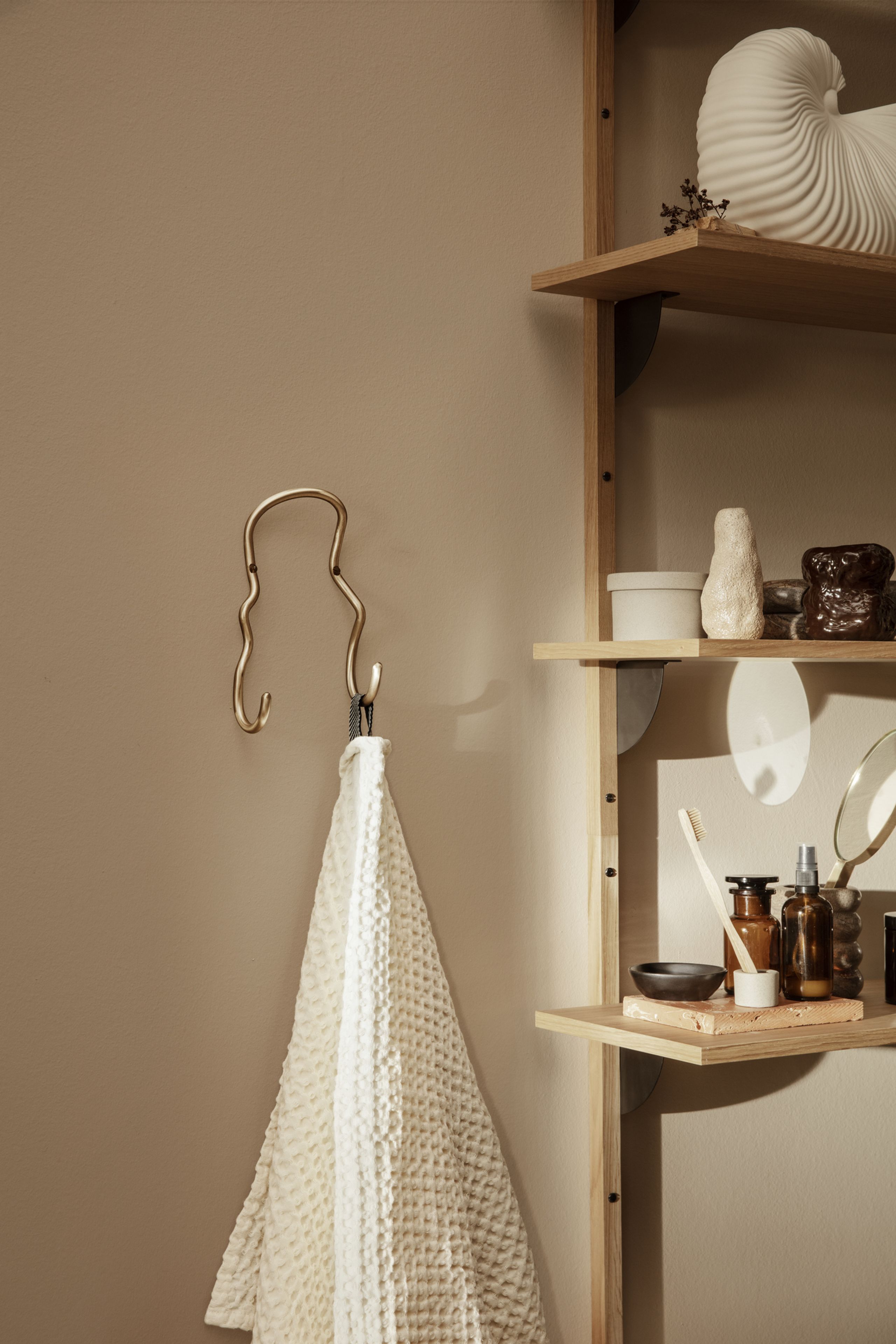 Ferm Living - Towel - Organic Hand Towel - Dusty Rose
