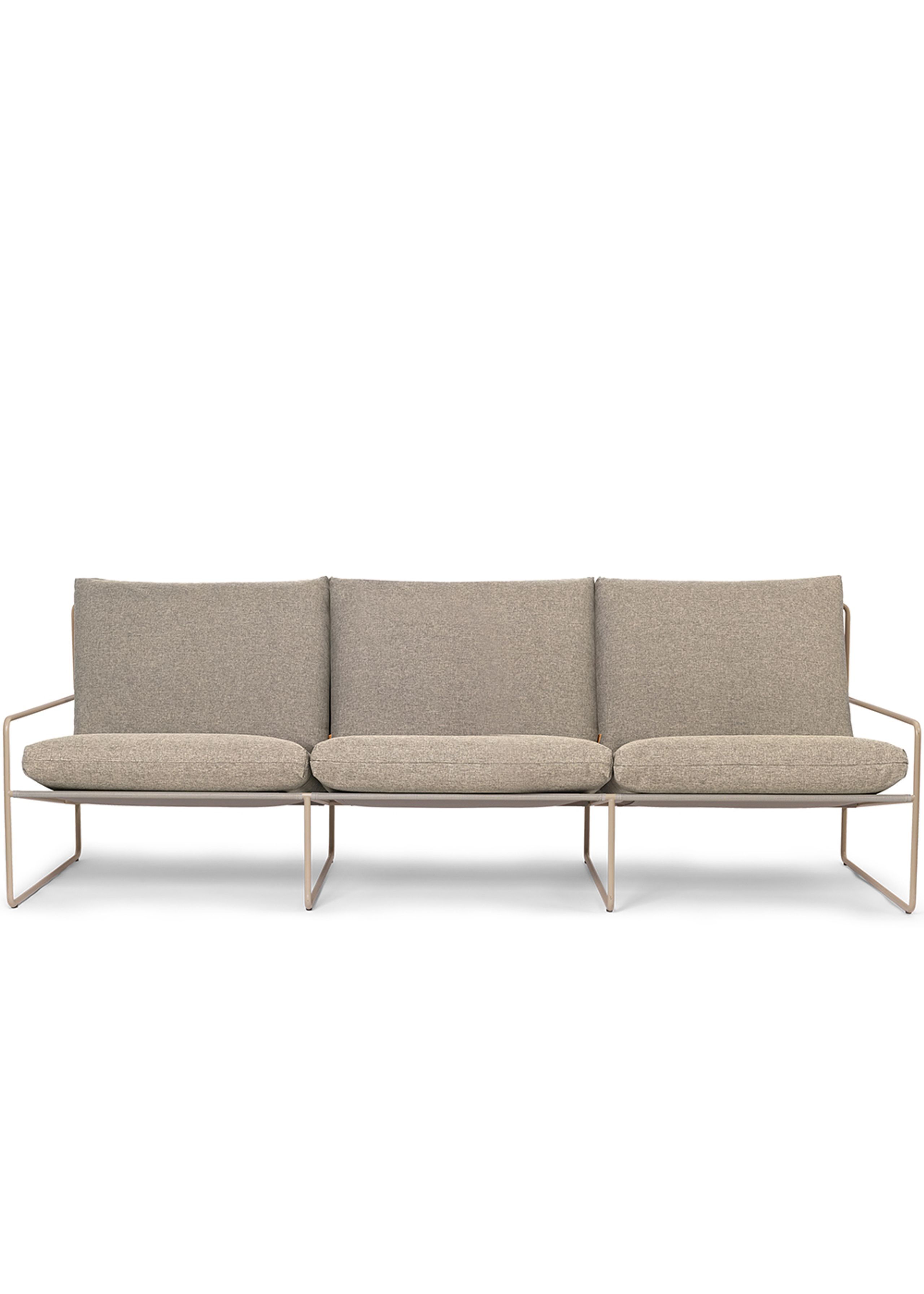 Ferm Living - Zahradní pohovka - Desert 3-seater - Dolce - Cashmere/Dark Sand