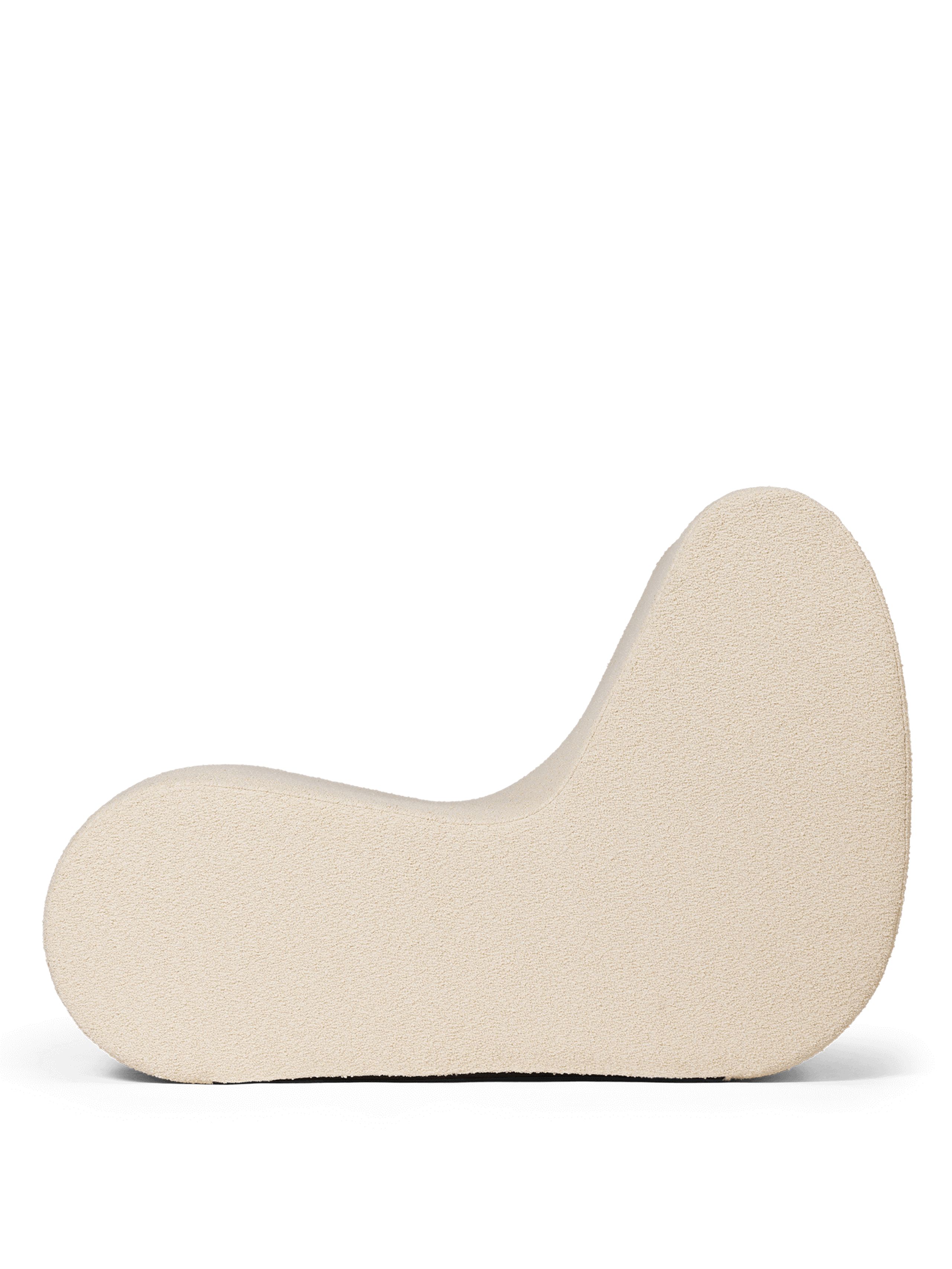 Ferm Living - Chaise de jardin - Rouli Center Module Pure Bouclé - Off-white