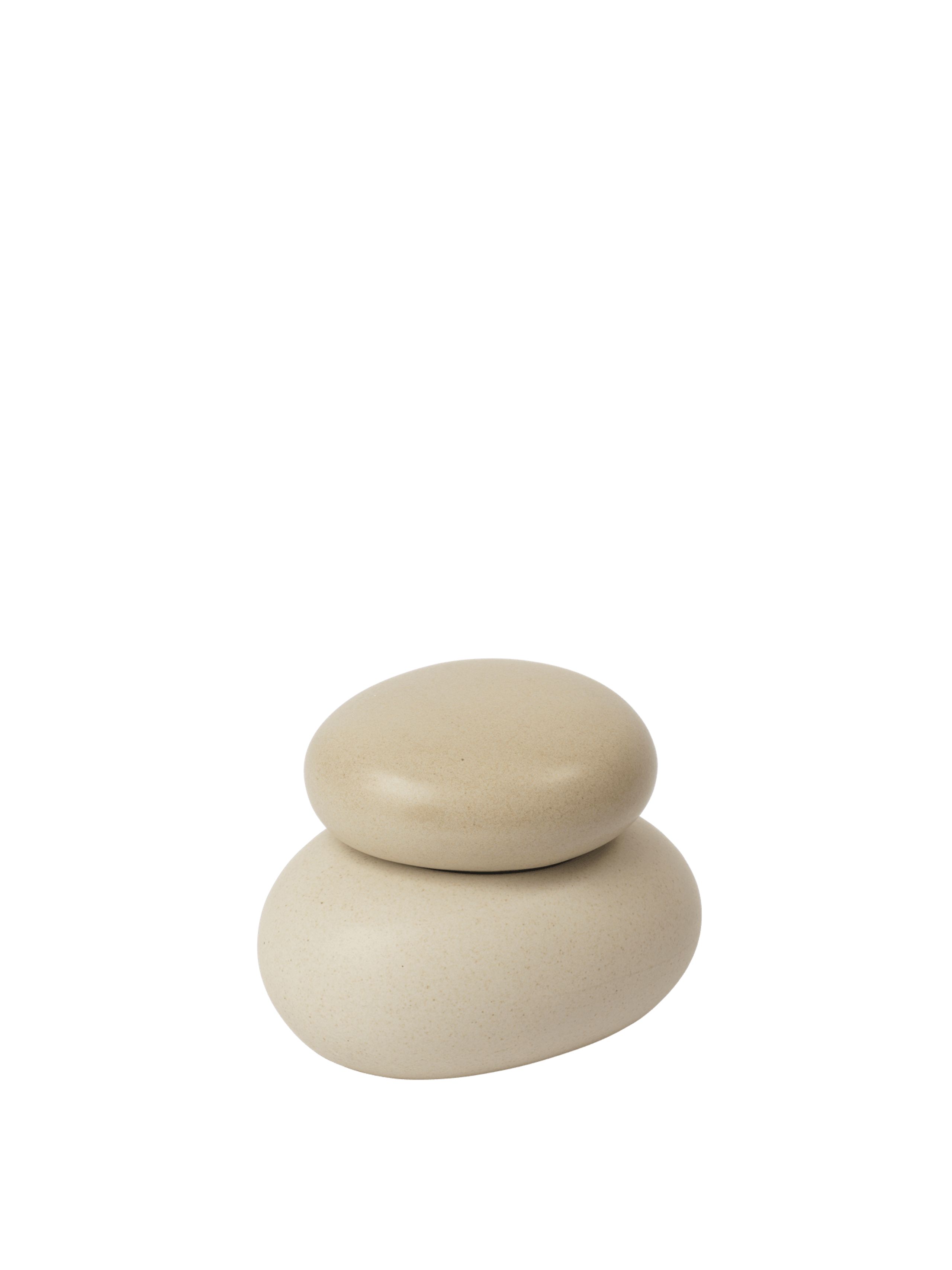Ferm Living - Æske - Pebble Box - Small - Sand/Cream