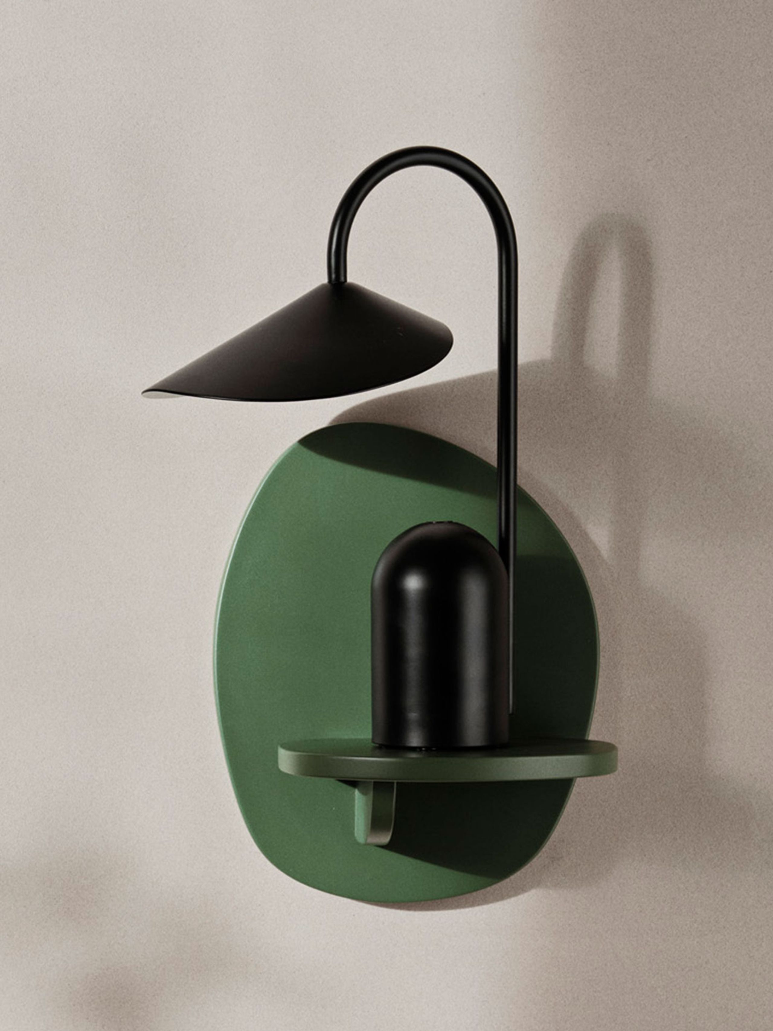 Ferm Living - Półka - Pilu Shelf - H25 - Verdant Green