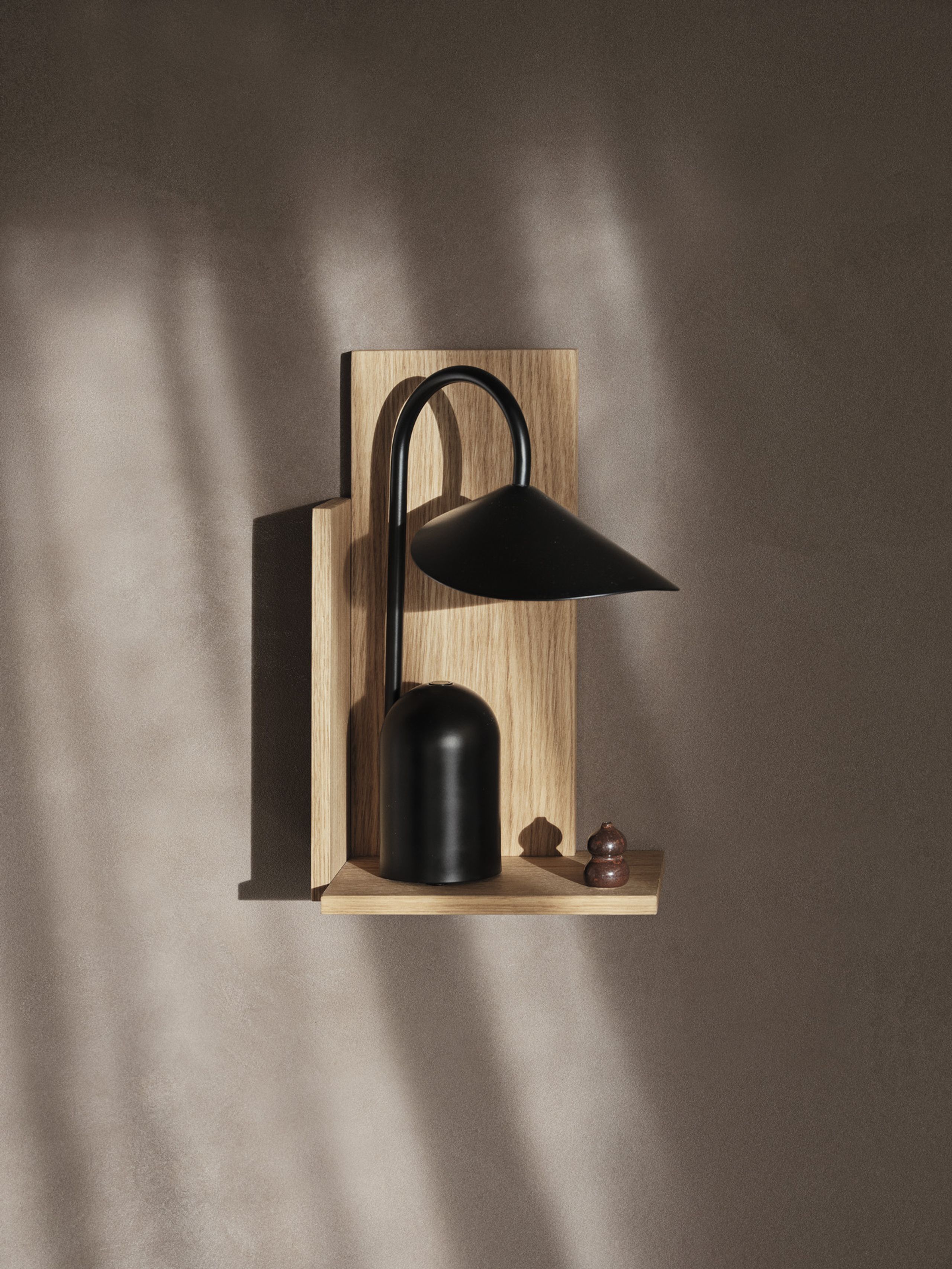 Ferm Living - Półka - Stagger Shelf - Tall - Oiled Oak