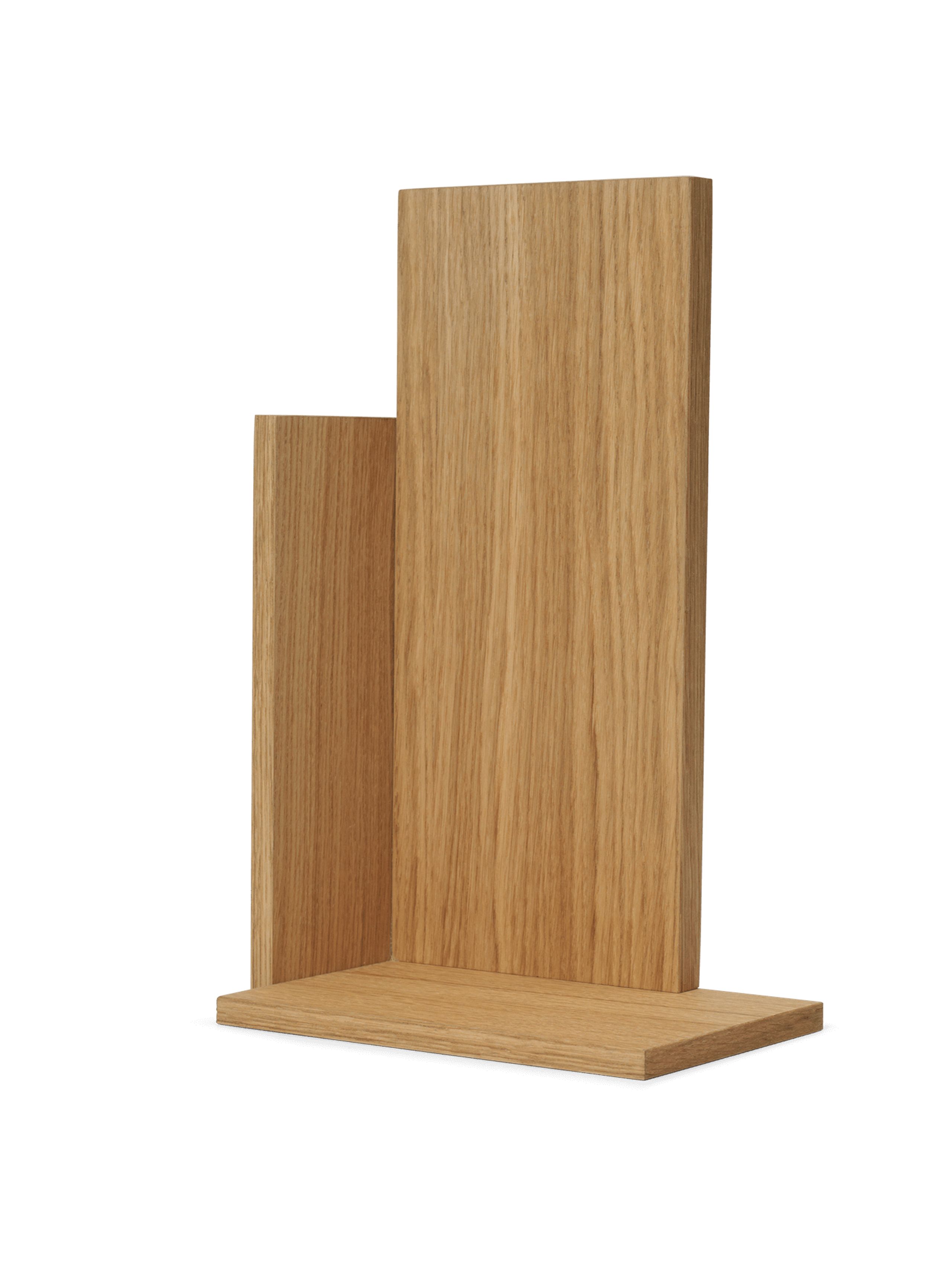 Ferm Living - Półka - Stagger Shelf - Tall - Oiled Oak