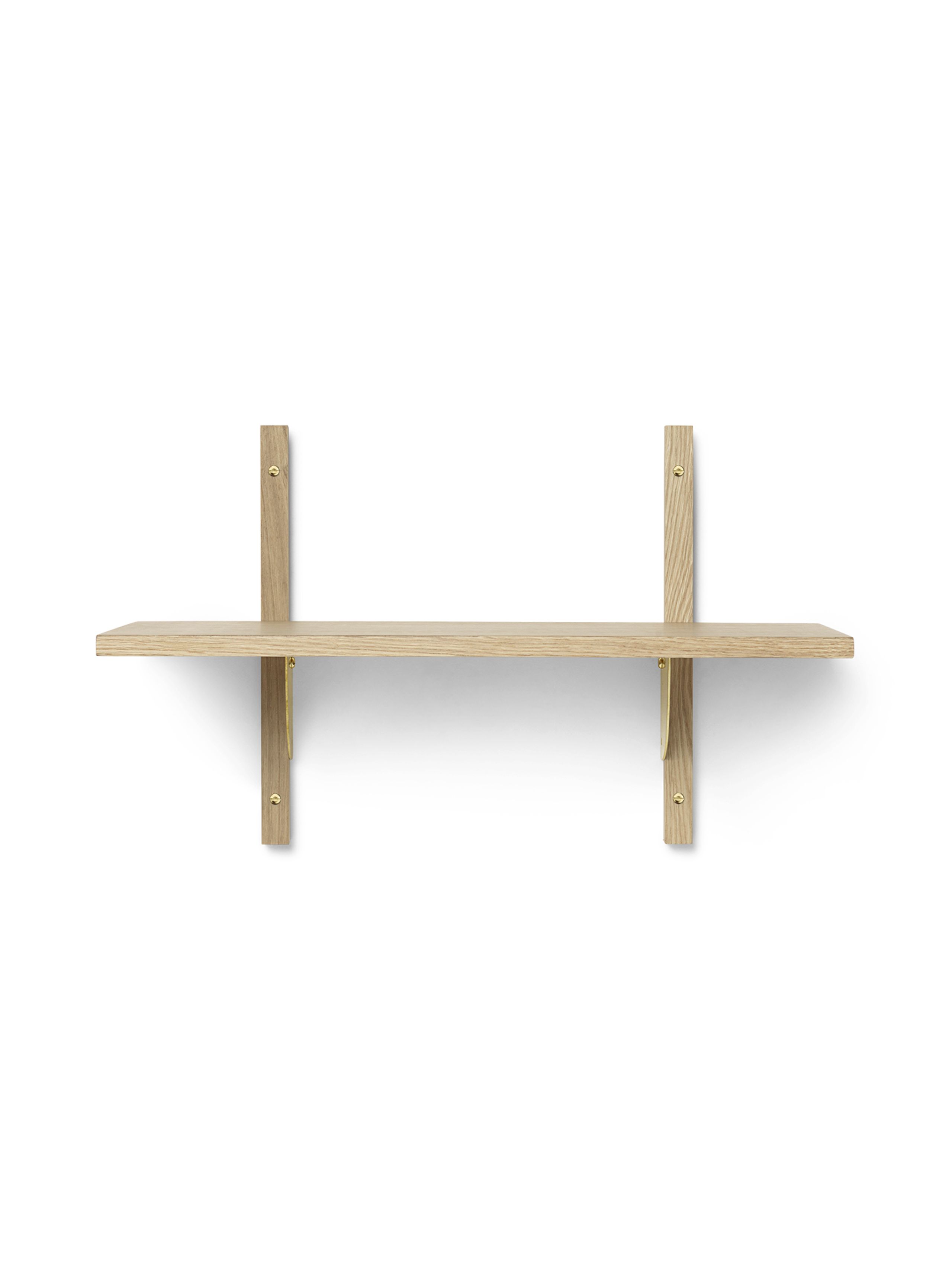 Ferm Living - Estante - Sector Shelf - Oak/Brass - S/N