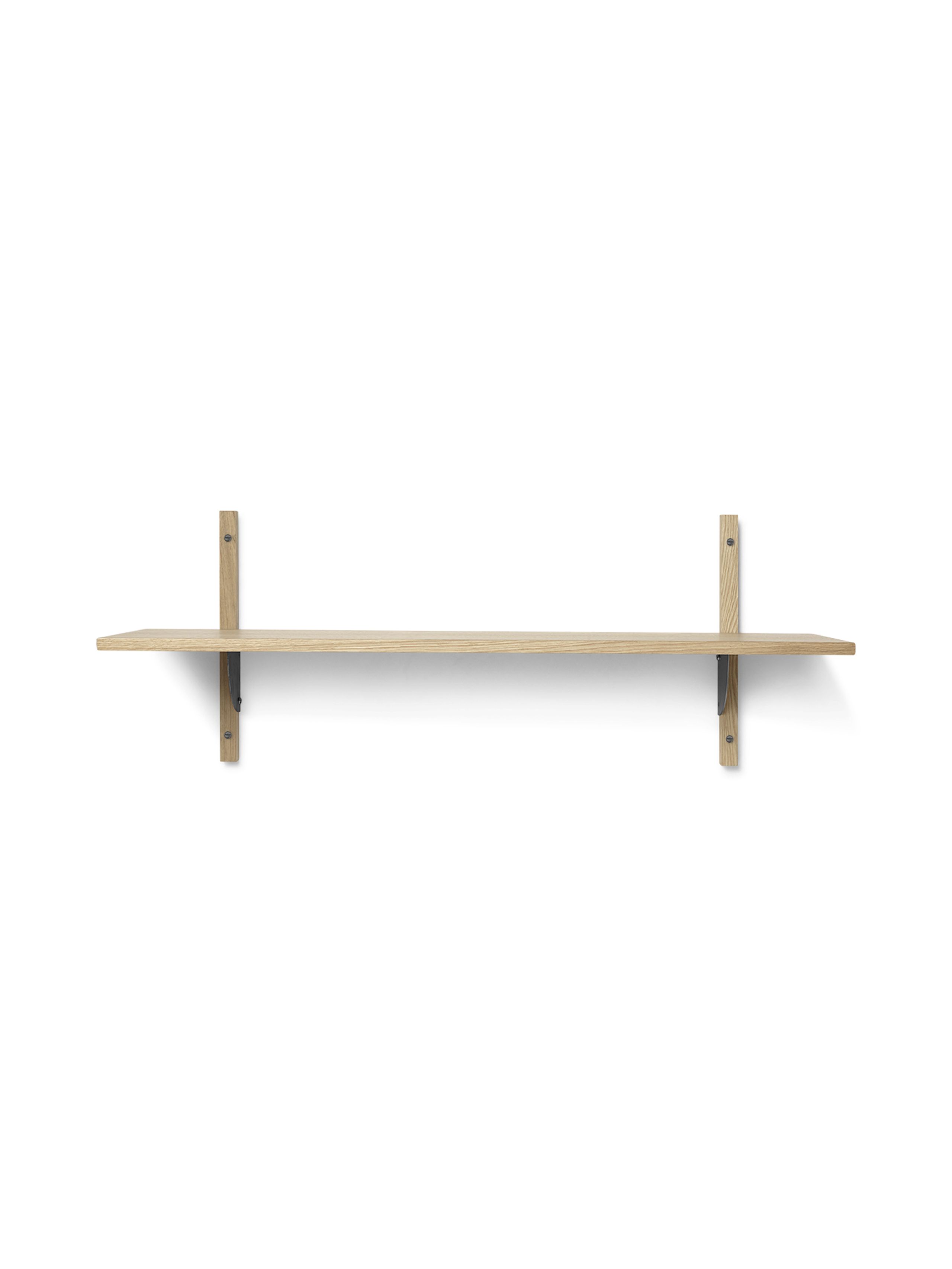 Ferm Living - Shelf - Sector Shelf - Oak/Black Brass - S/W